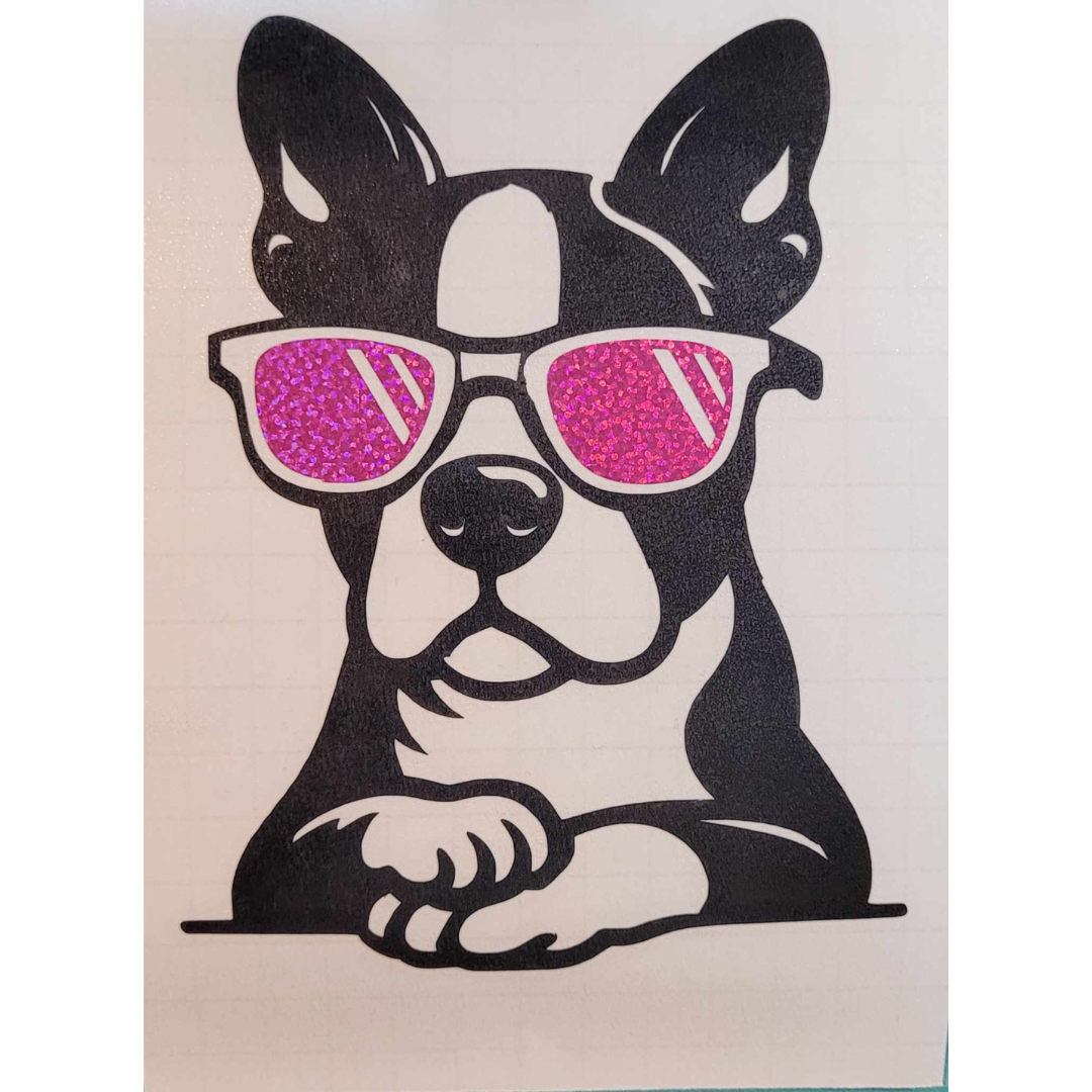 French Bulldog with Glasses