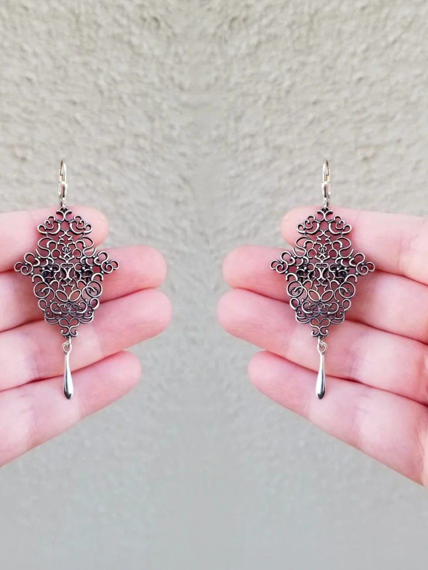 Pre-order Filigree Earrings  Rivkah Procaccia x Ruthy Procaccia