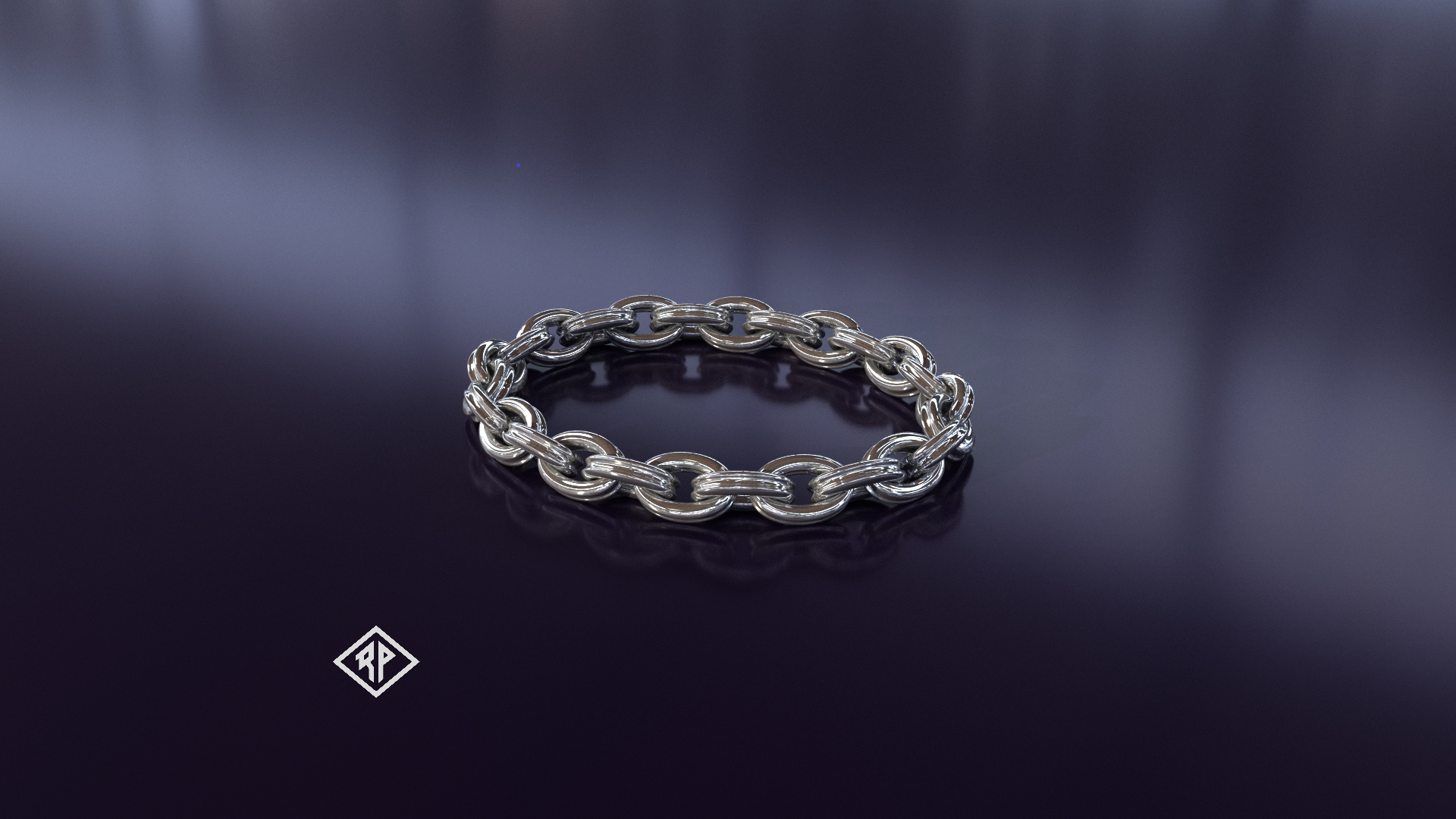 Oval Chunky Chain Bracelet