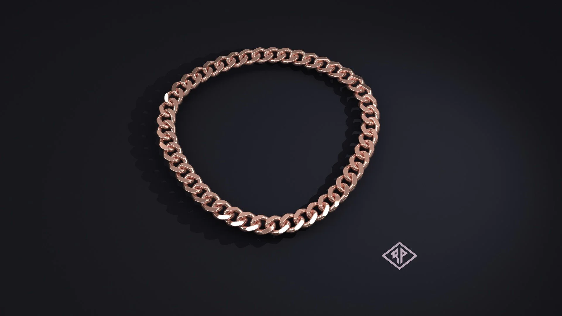 Rose Gold Cuban Chain 
