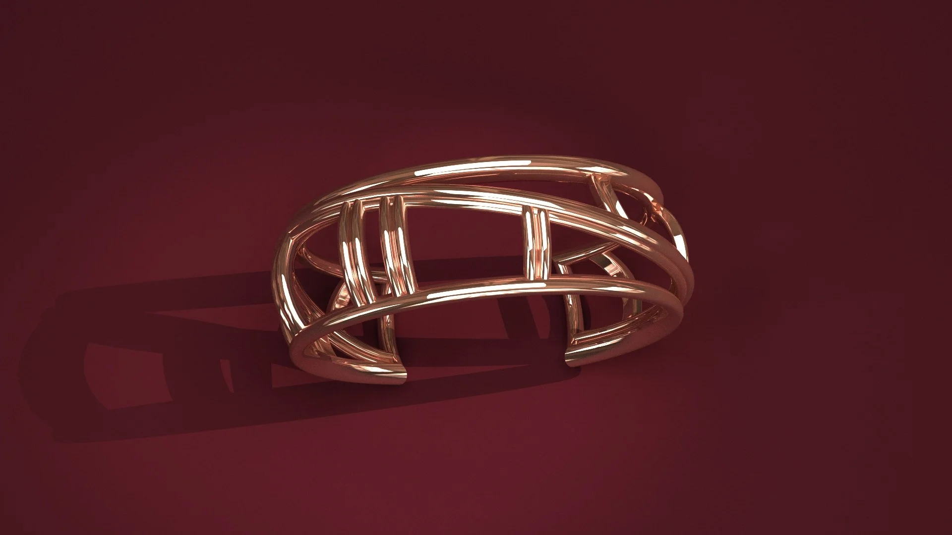 Wirework Cuff Bracelet