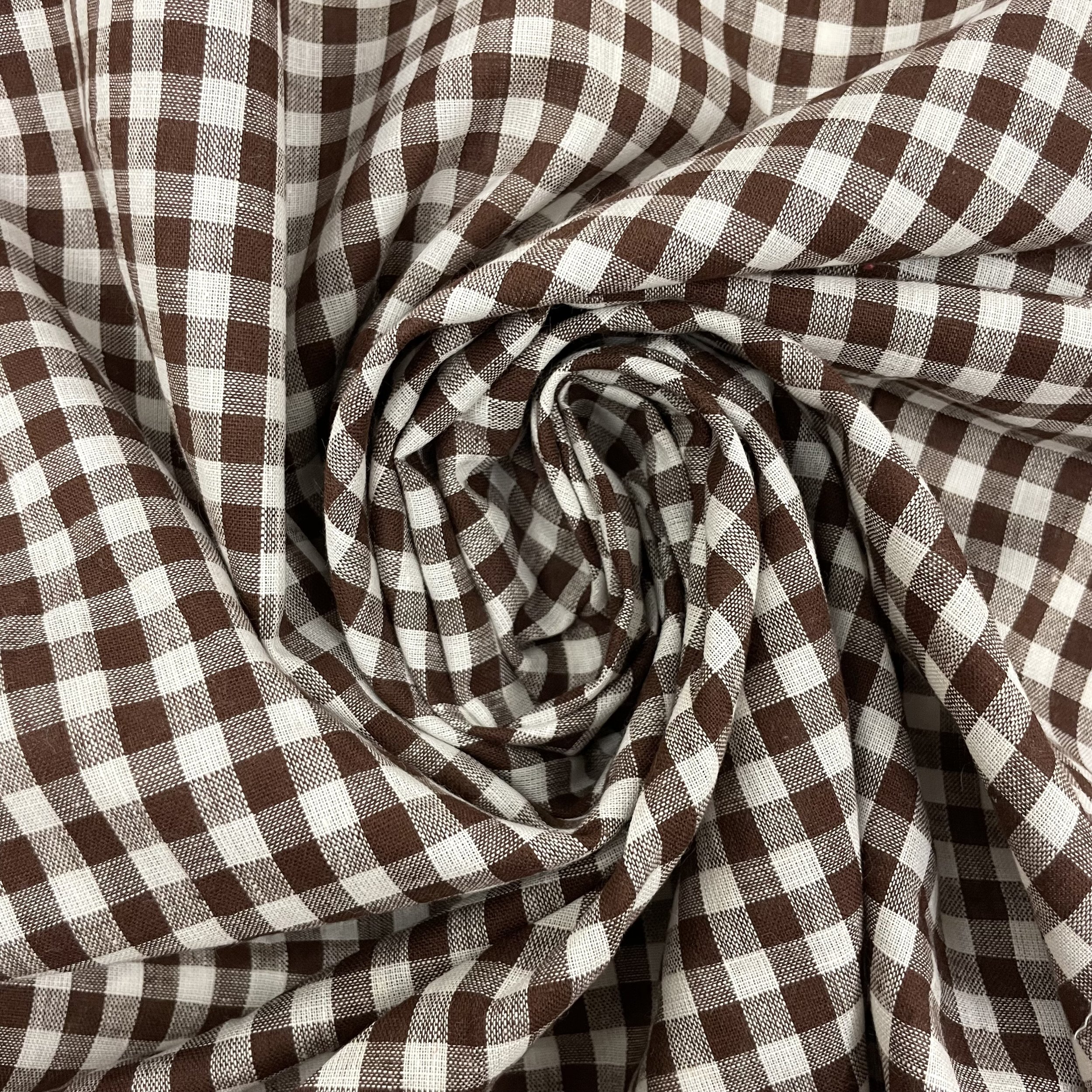 Hey Sew Sister - Cocoa Gingham - 6mm Cotton Gingham Fabric 4.jpeg