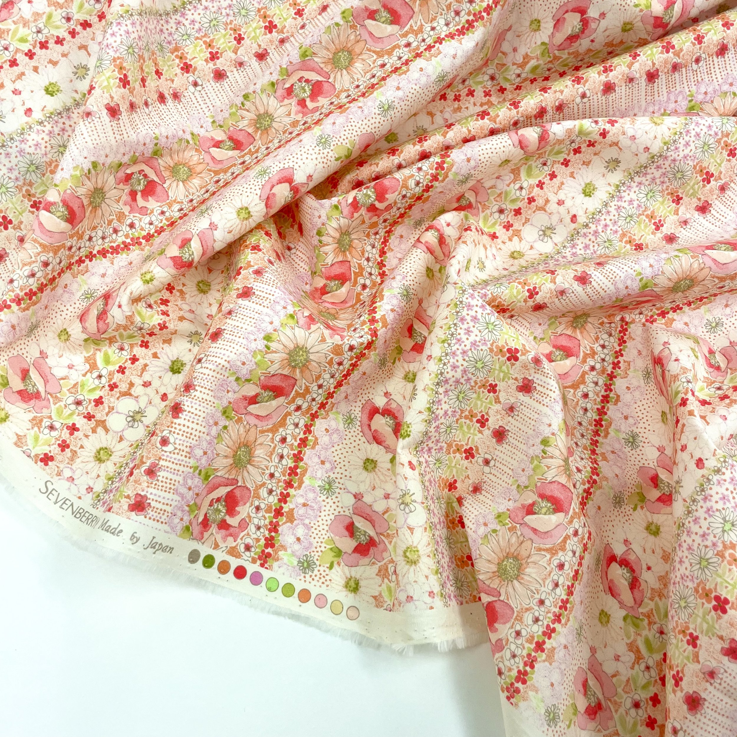 Sevenberry Japanese Fabrics Innocent Flower Apricot 2.jpeg
