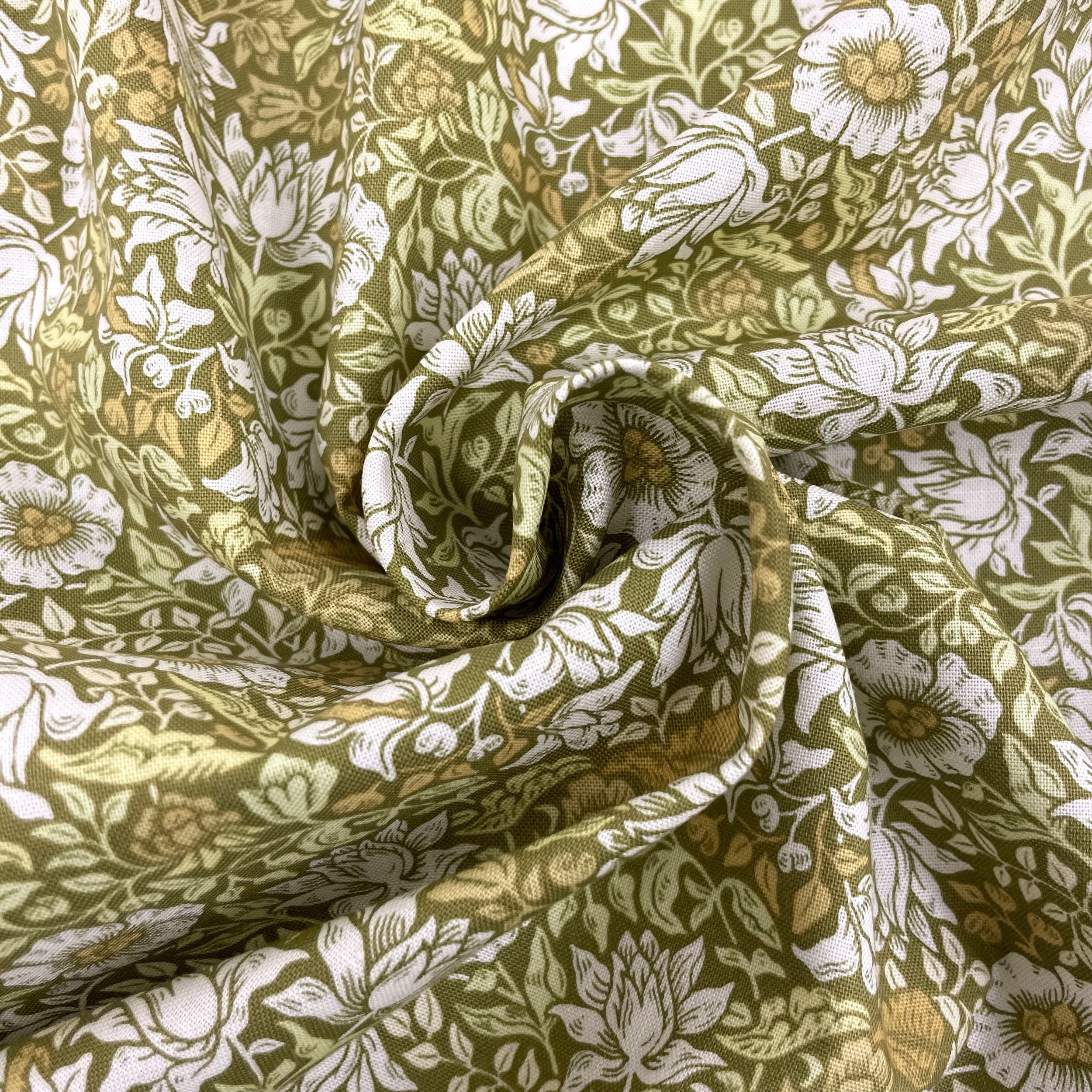 Morris & Co - Buttermere - Cotton Fabric - Mallow 3.jpeg