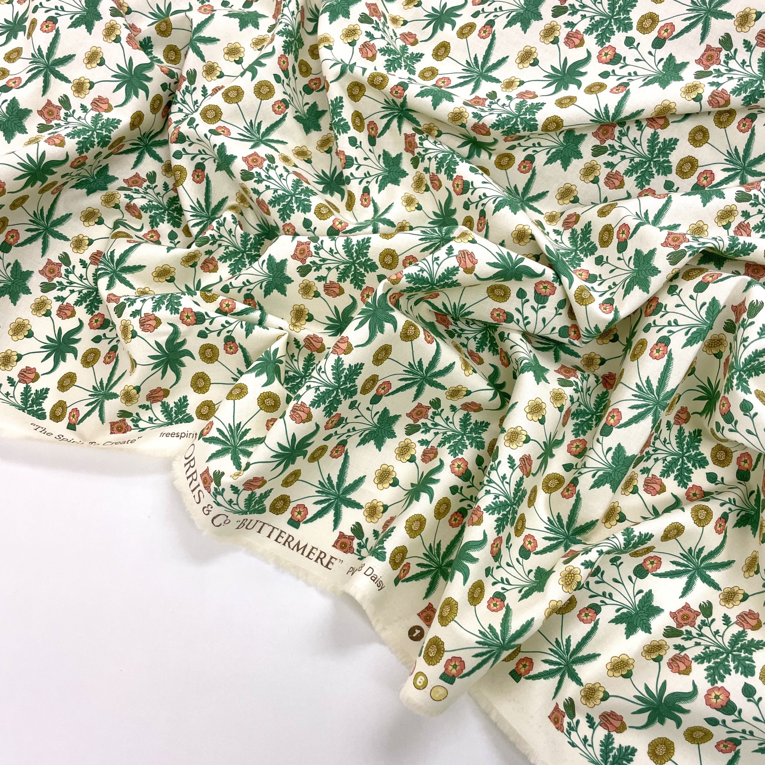 Morris & Co - Buttermere - Cotton Fabric - Daisy 2.jpeg
