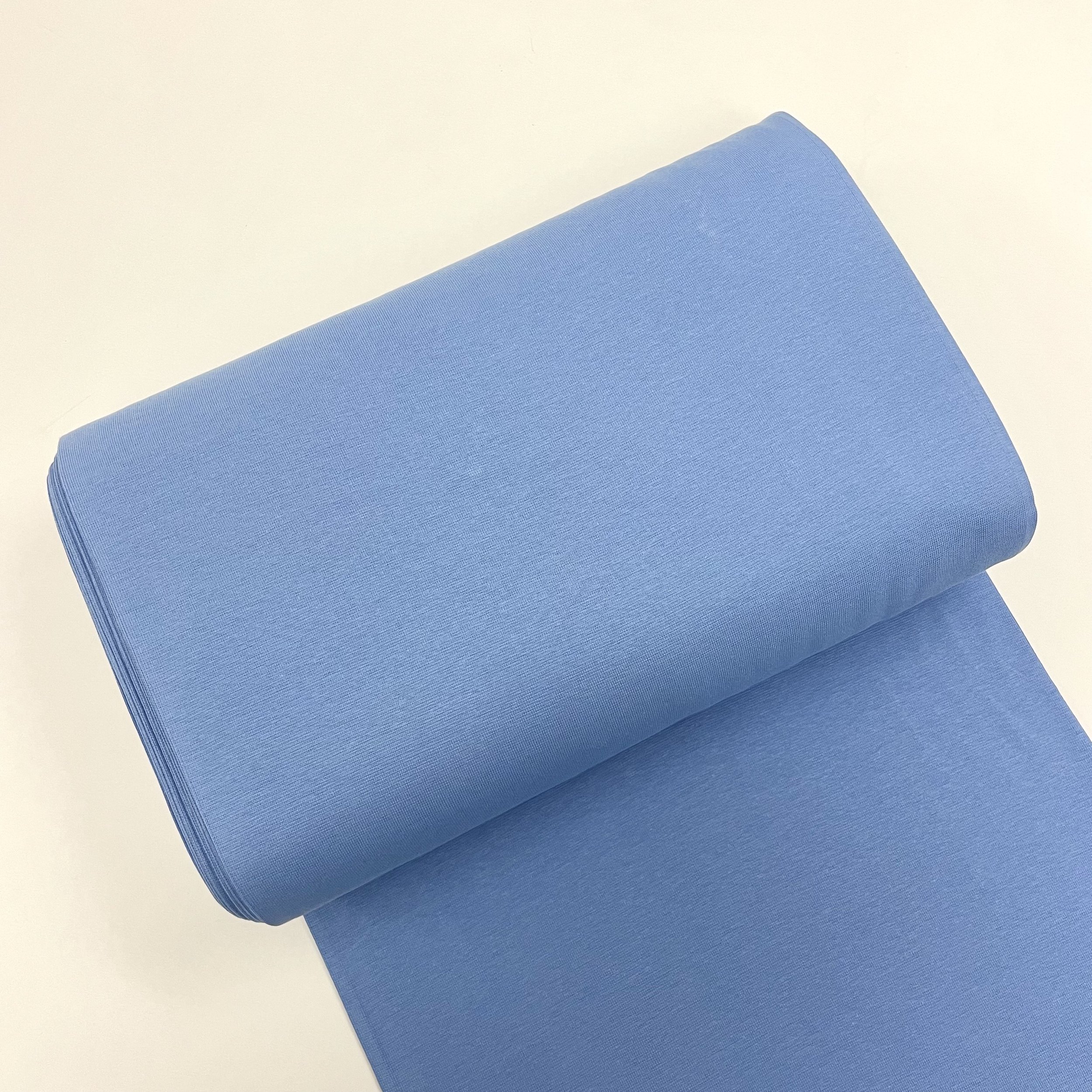 Hey Sew Sister GOTS Certified Organic Sweatshirt Tubular Ribbing Fabric - Blueberry 1.jpeg