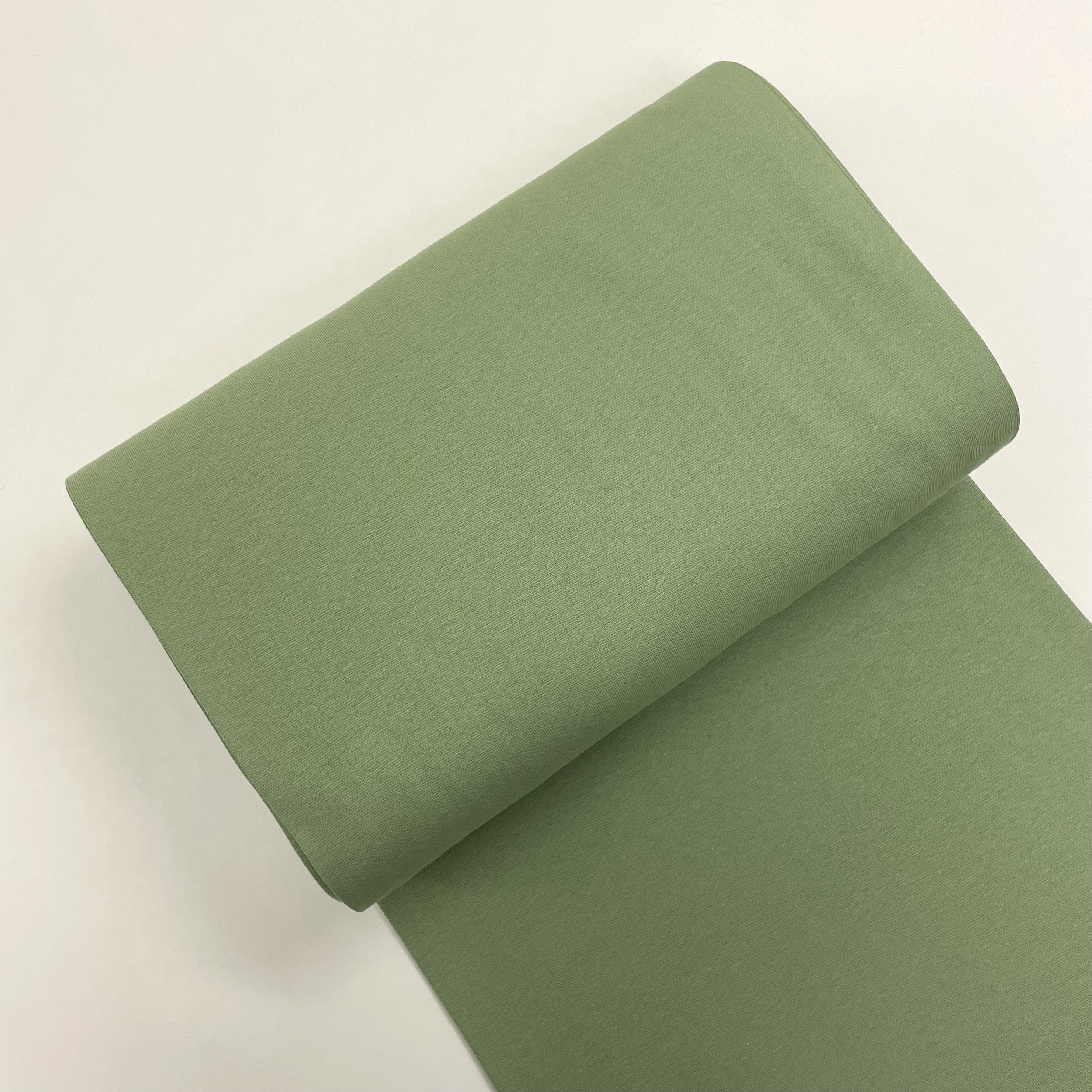 Hey Sew Sister GOTS Certified Organic Sweatshirt Tubular Ribbing Fabric - Mint 1.jpeg