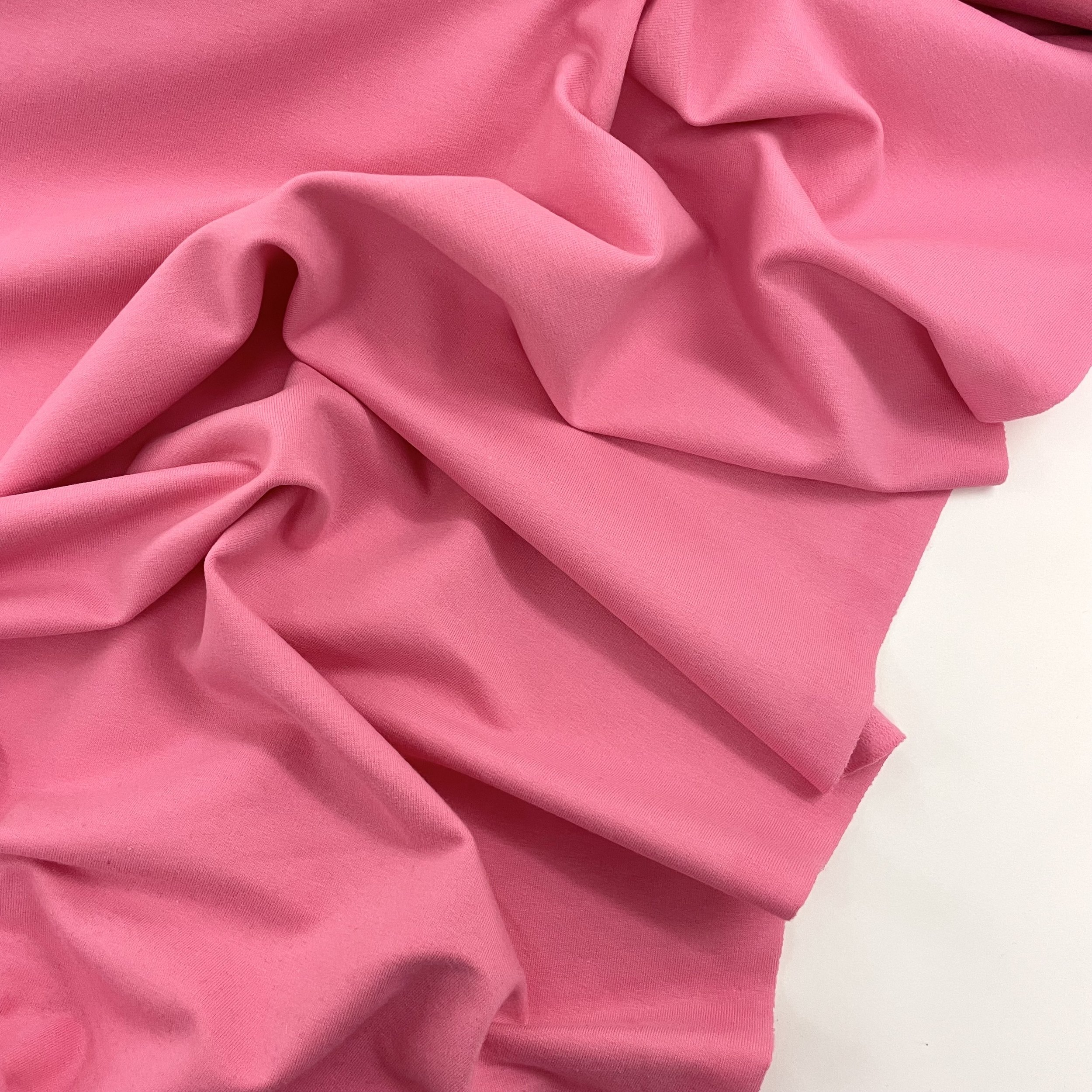 Hey Sew Sister GOTS Certified Organic Super Soft Sweatshirt Sweatshirting Fabric - Bubblegum 2.jpeg