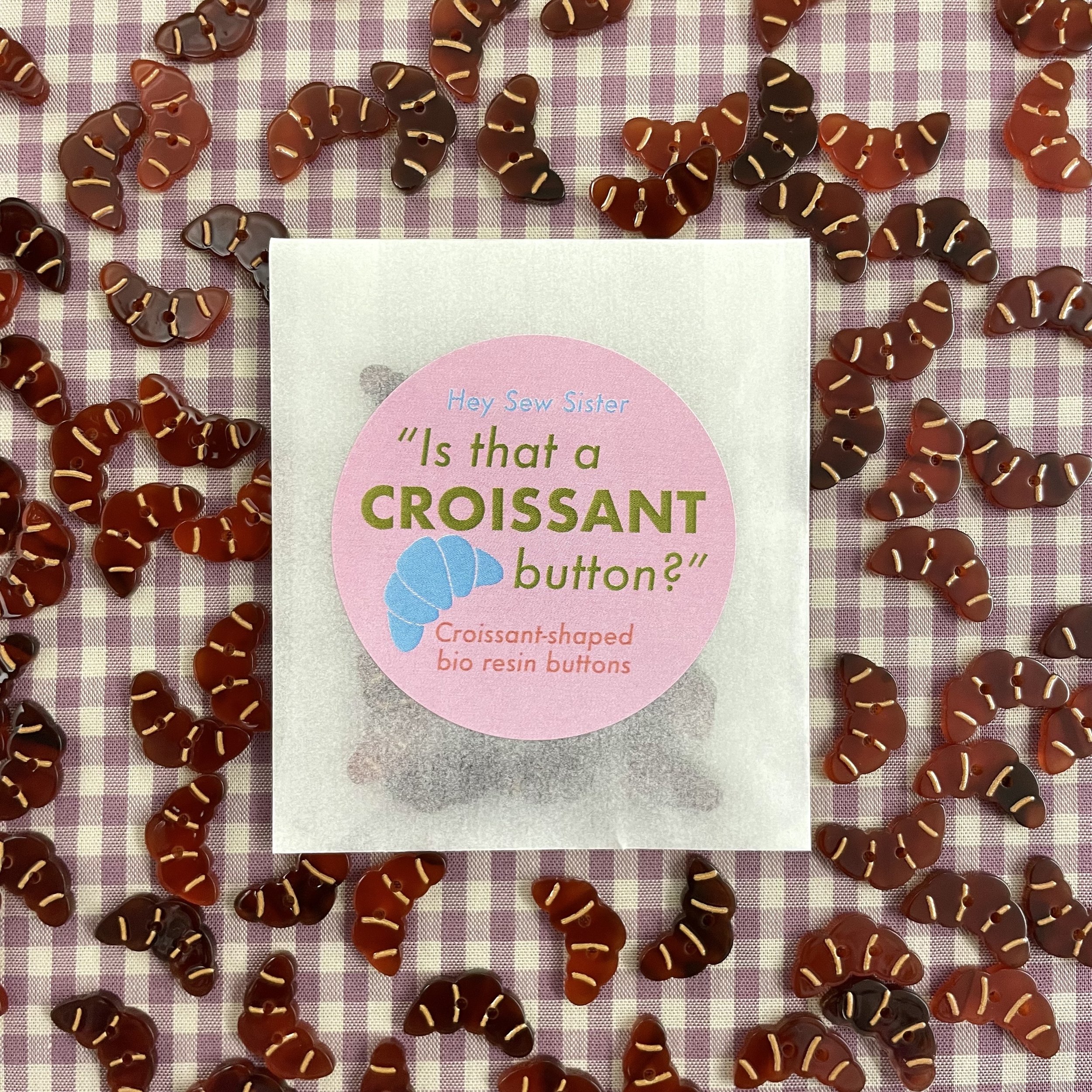 Hey Sew Sister - Croissant Buttons - Bio Resin Buttons 17mm 2.jpeg