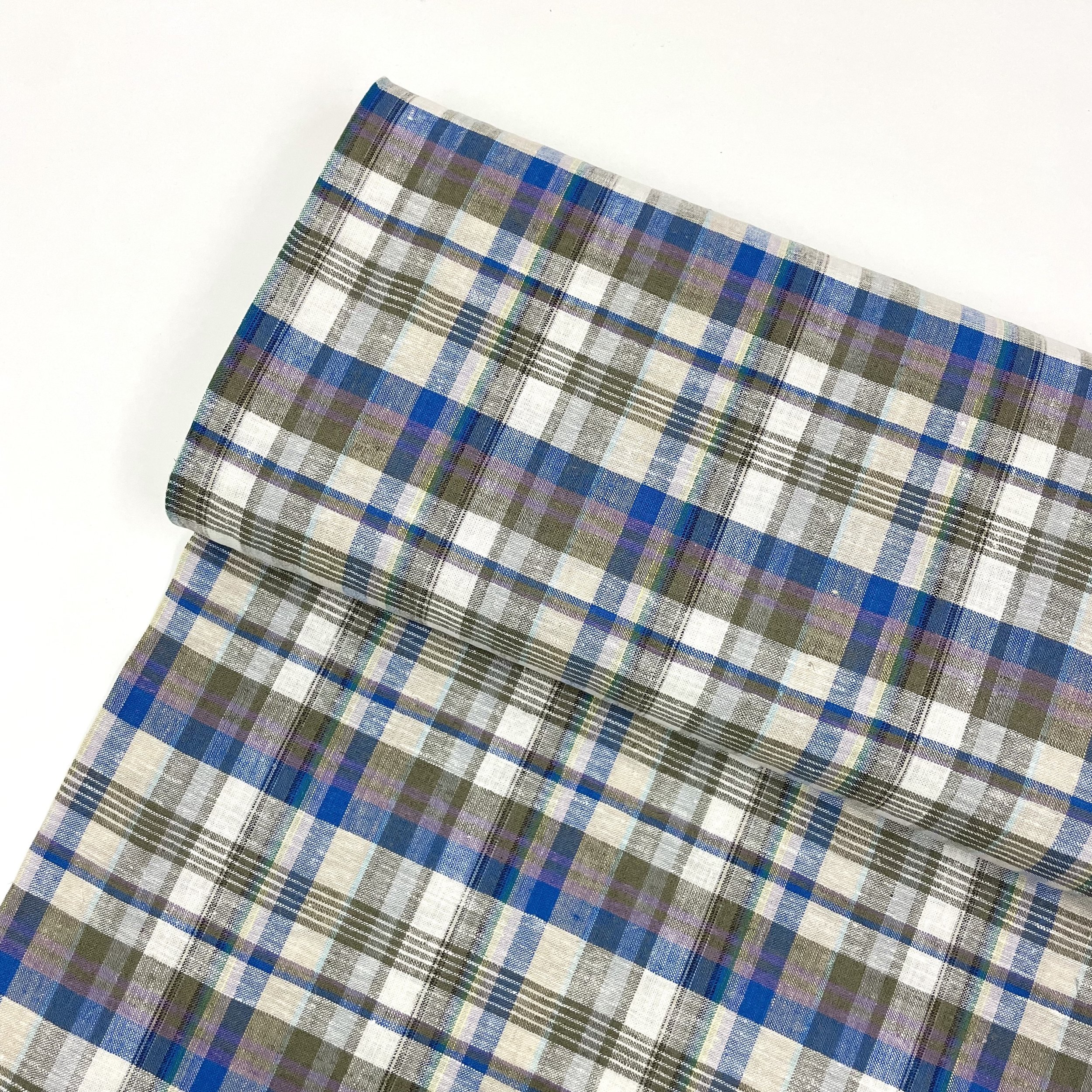 Hey Sew Sister - Blair - Viscose Linen Check Plaid Fabric 1.jpeg