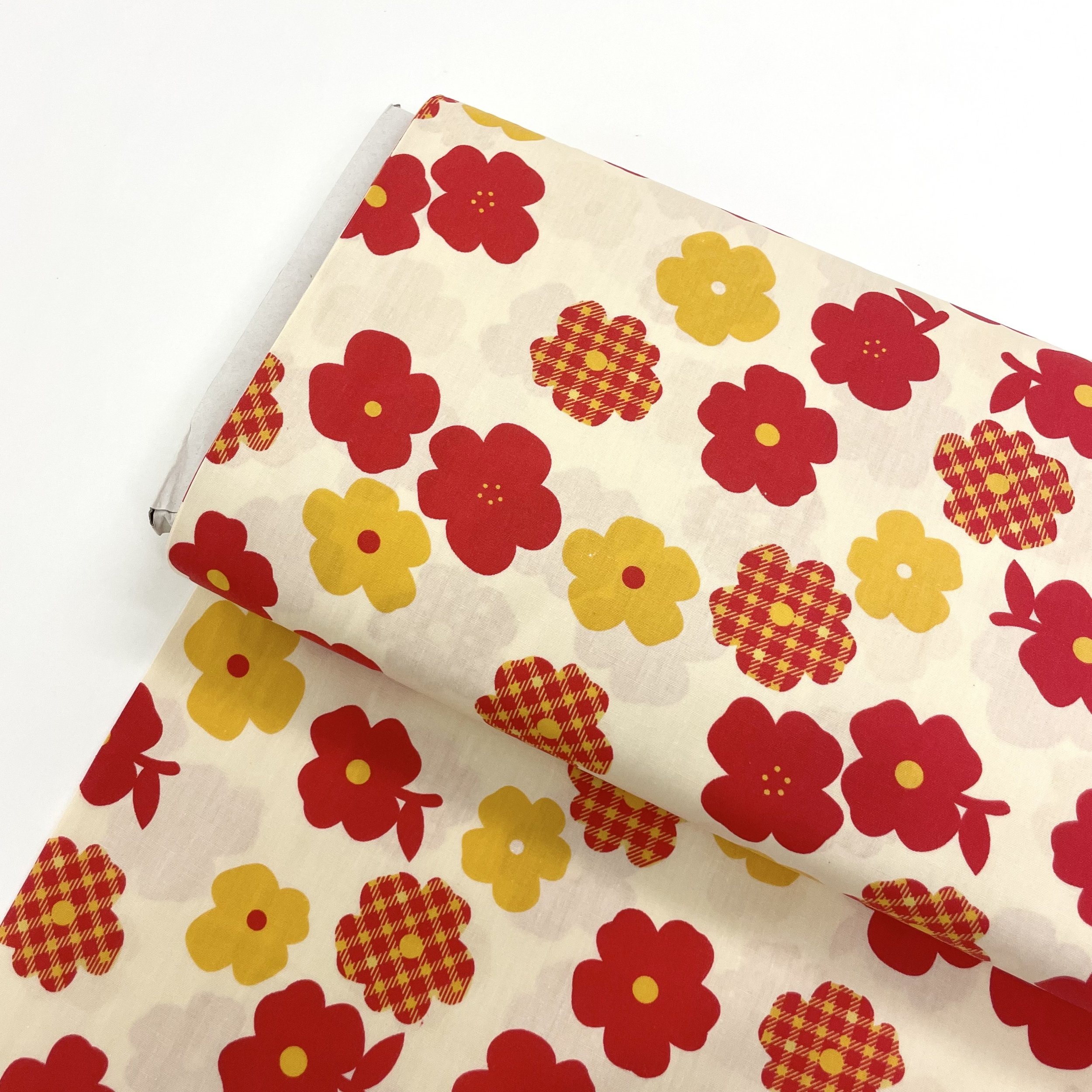 Hey Sew Sister - Jolene - Retro Floral Cotton Poplin Fabric 1.jpeg