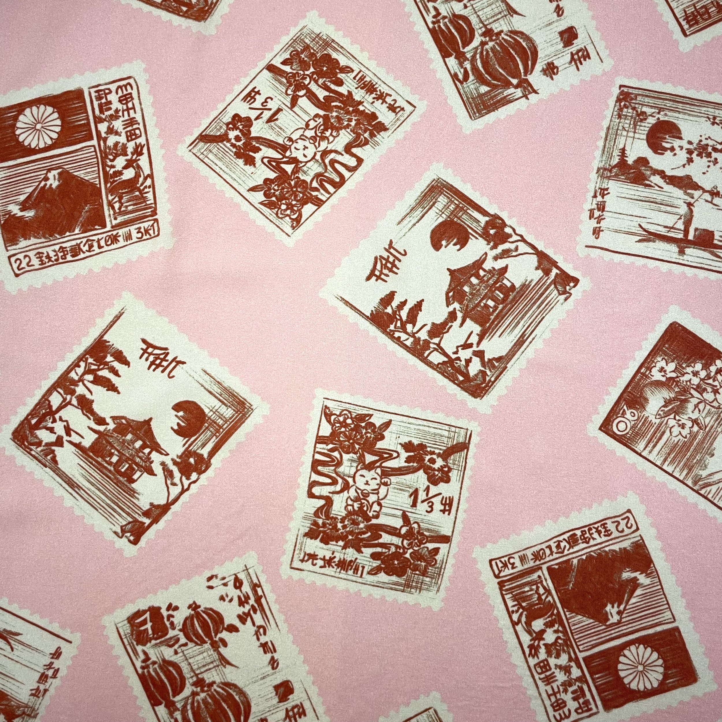 Hey Sew Sister - Lady McElroy Stamp Collection Viscose Challis Lawn Fabric 3.jpeg