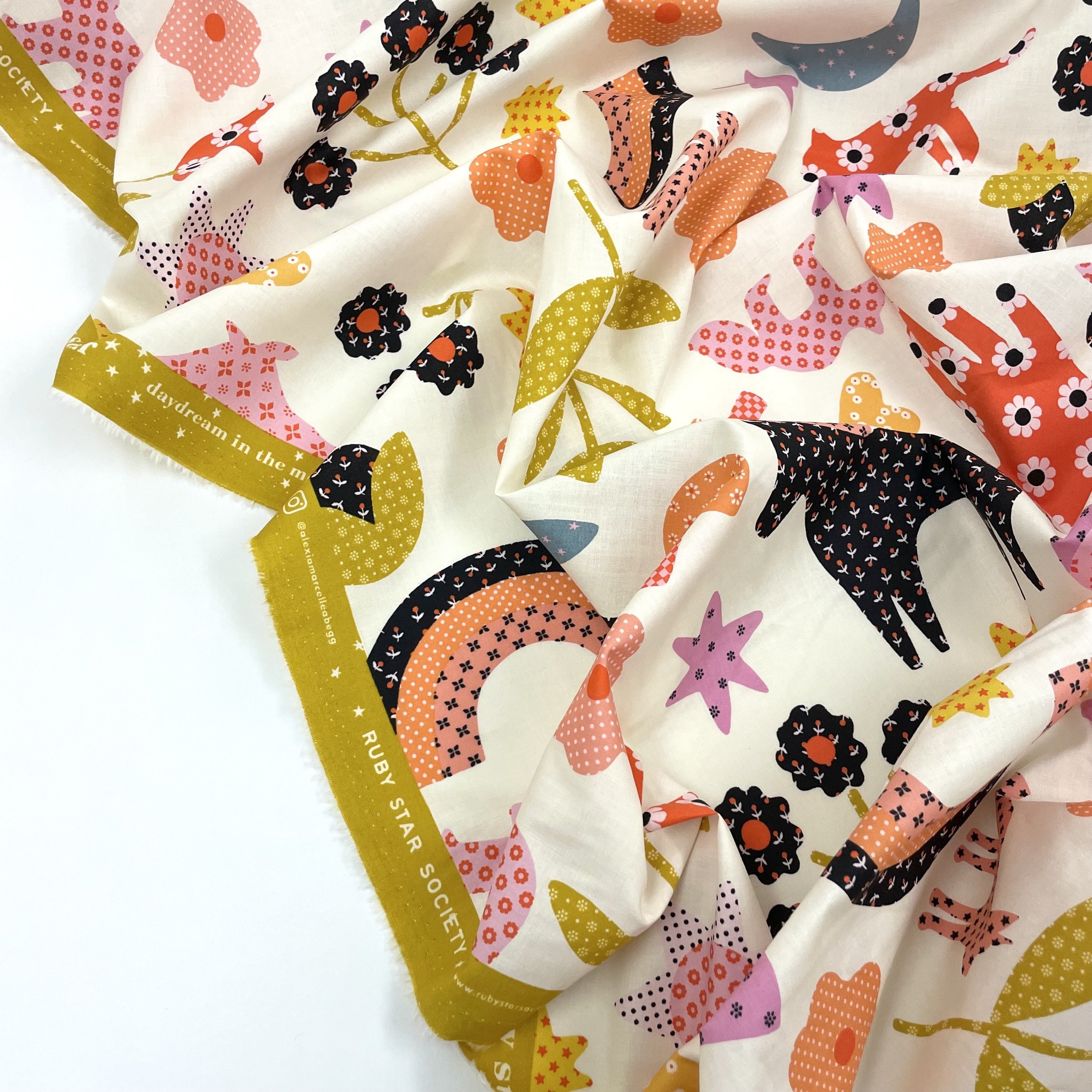 Hey Sew Sister - Meadow Star By Alexia Marcelle Abegg Of Ruby Star Society For Moda - Peach Multi Shapes 3.jpeg