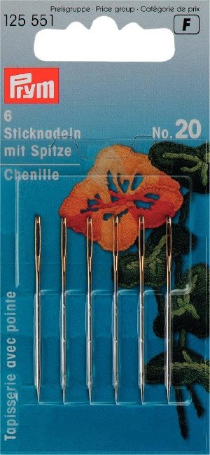 Prym Needles Chenills Sharp Point No20.jpeg