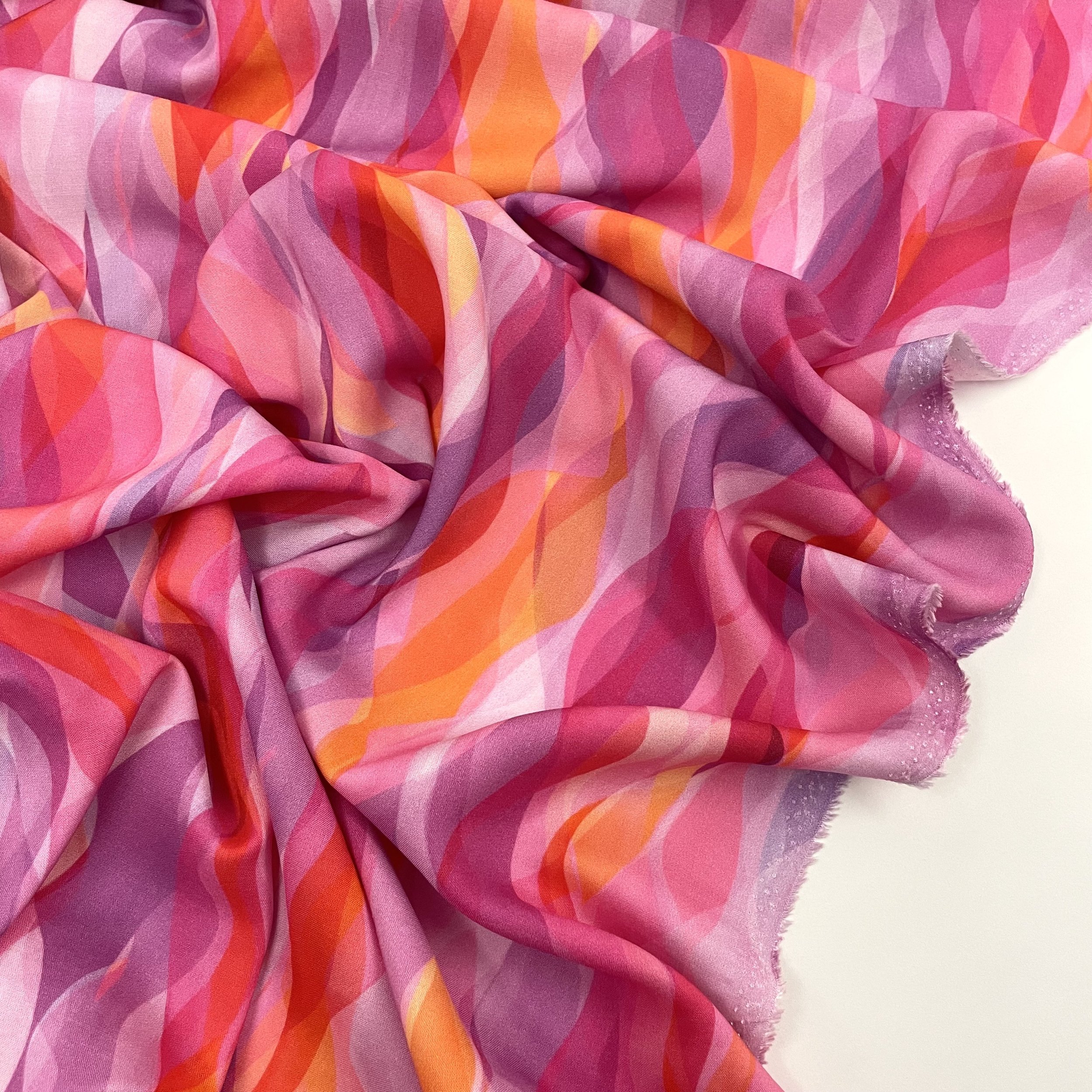 Hey Sew Sister - Dashwood Studios - Chroma Rose - Rayon Viscose Dress Fabric - Ripple 2.jpeg