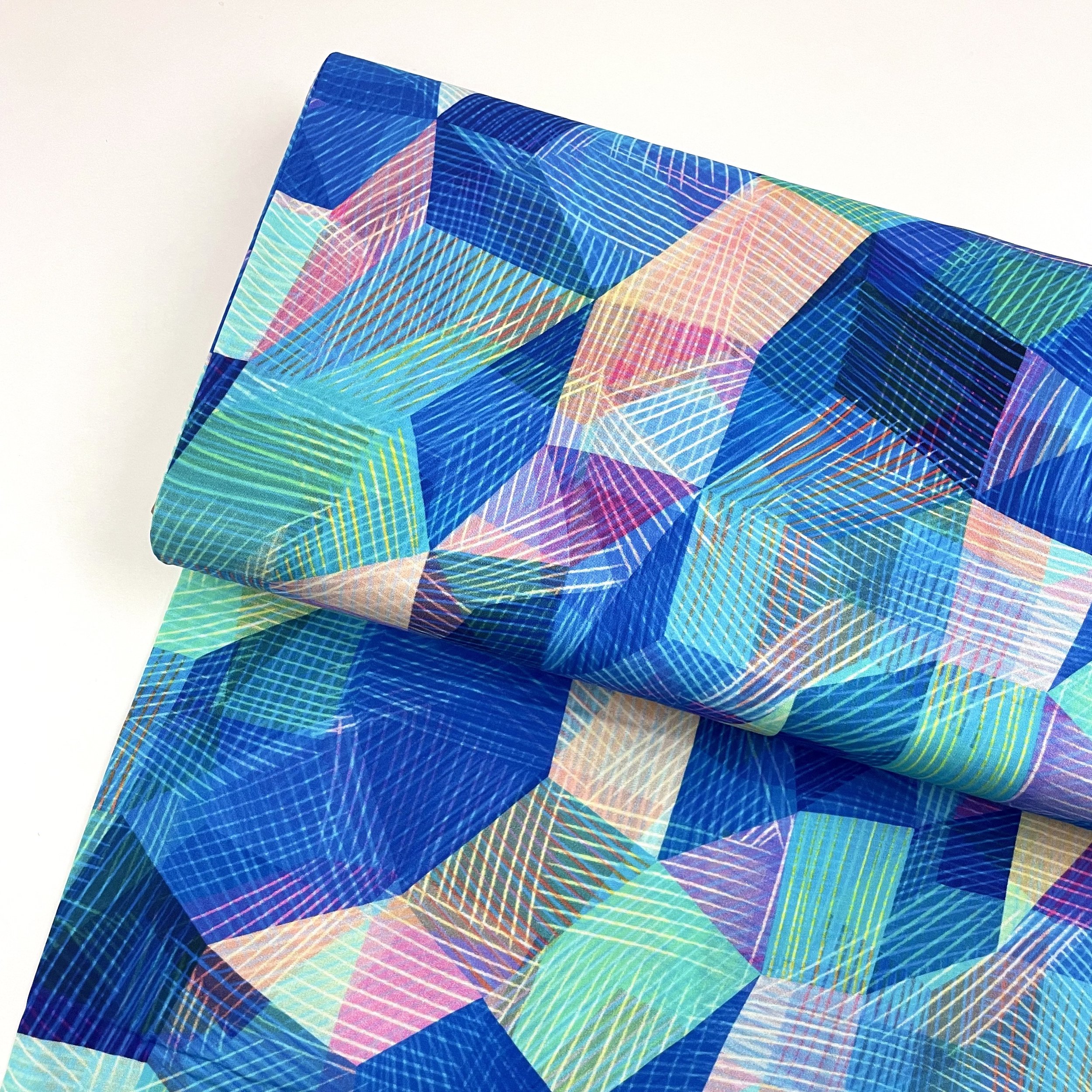 Hey Sew Sister - Dashwood Studios - Chroma Blue - Rayon Viscose Dress Fabric - Etchings 1.jpeg