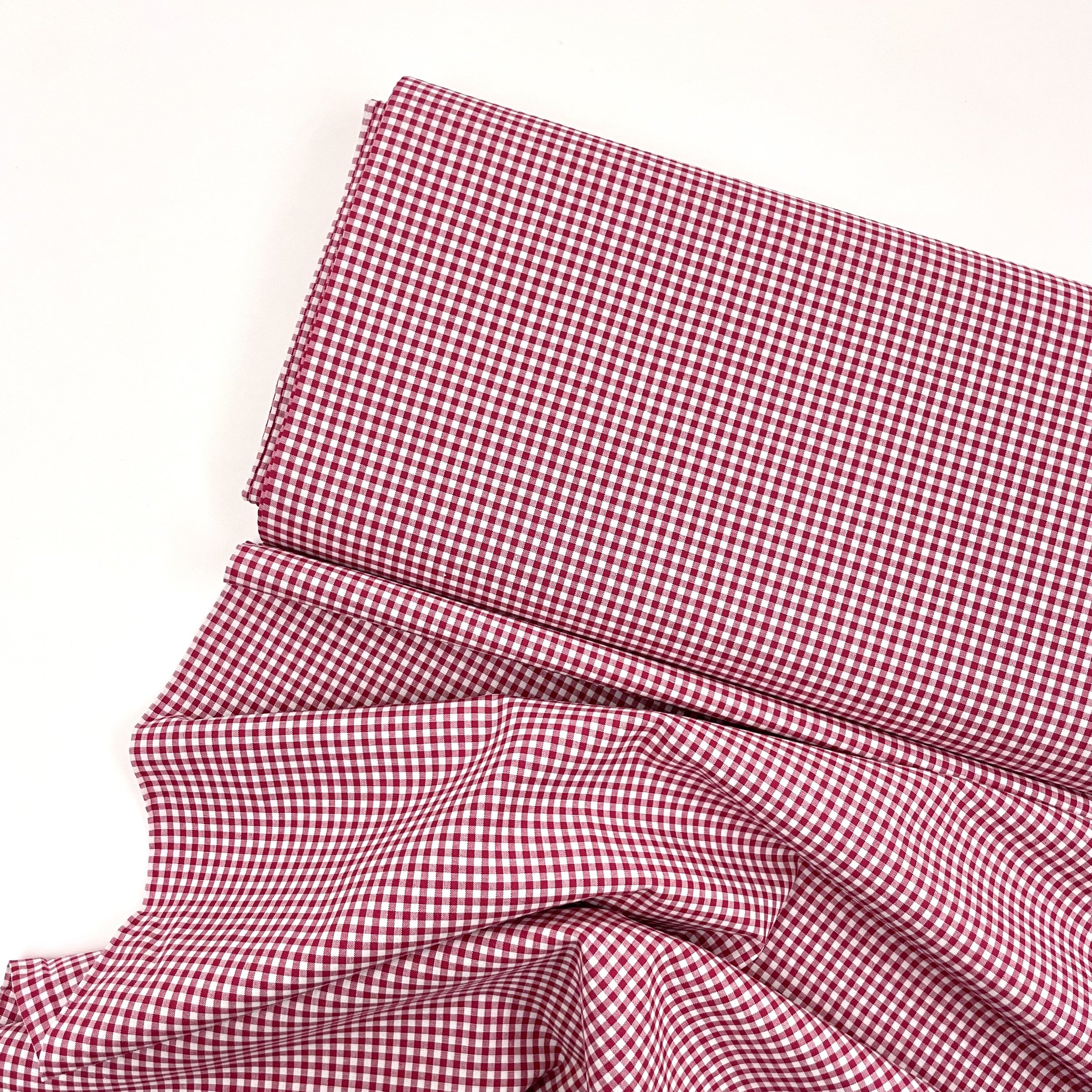 Hey Sew Sister - Mini Gingham - Yarn dyed Cotton Gingham 3mm 1:8%22- Cherry Pie 1.jpeg