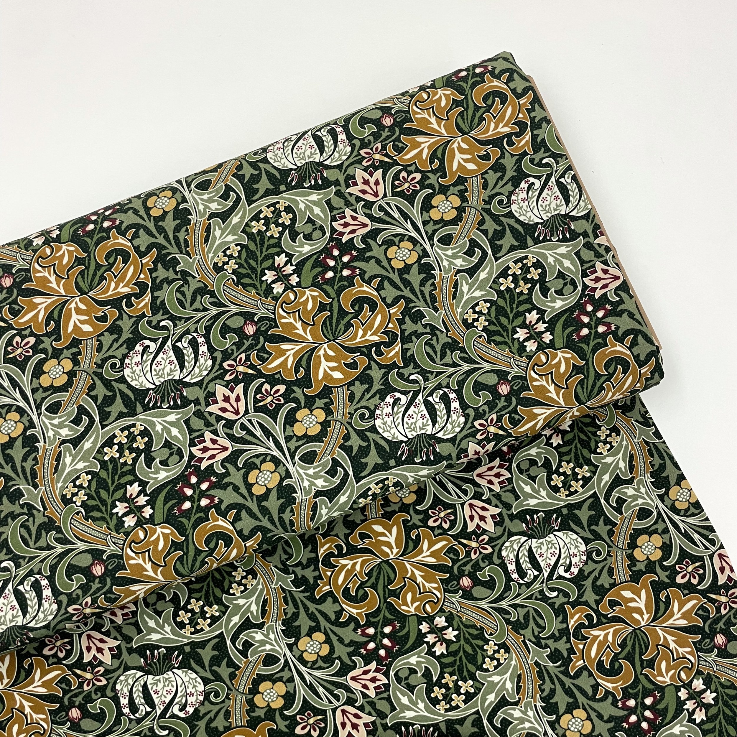 Hey Sew Sister - Golden Lily by William Morris - V&A Museum - Viscose Dress Fabric 1.jpeg