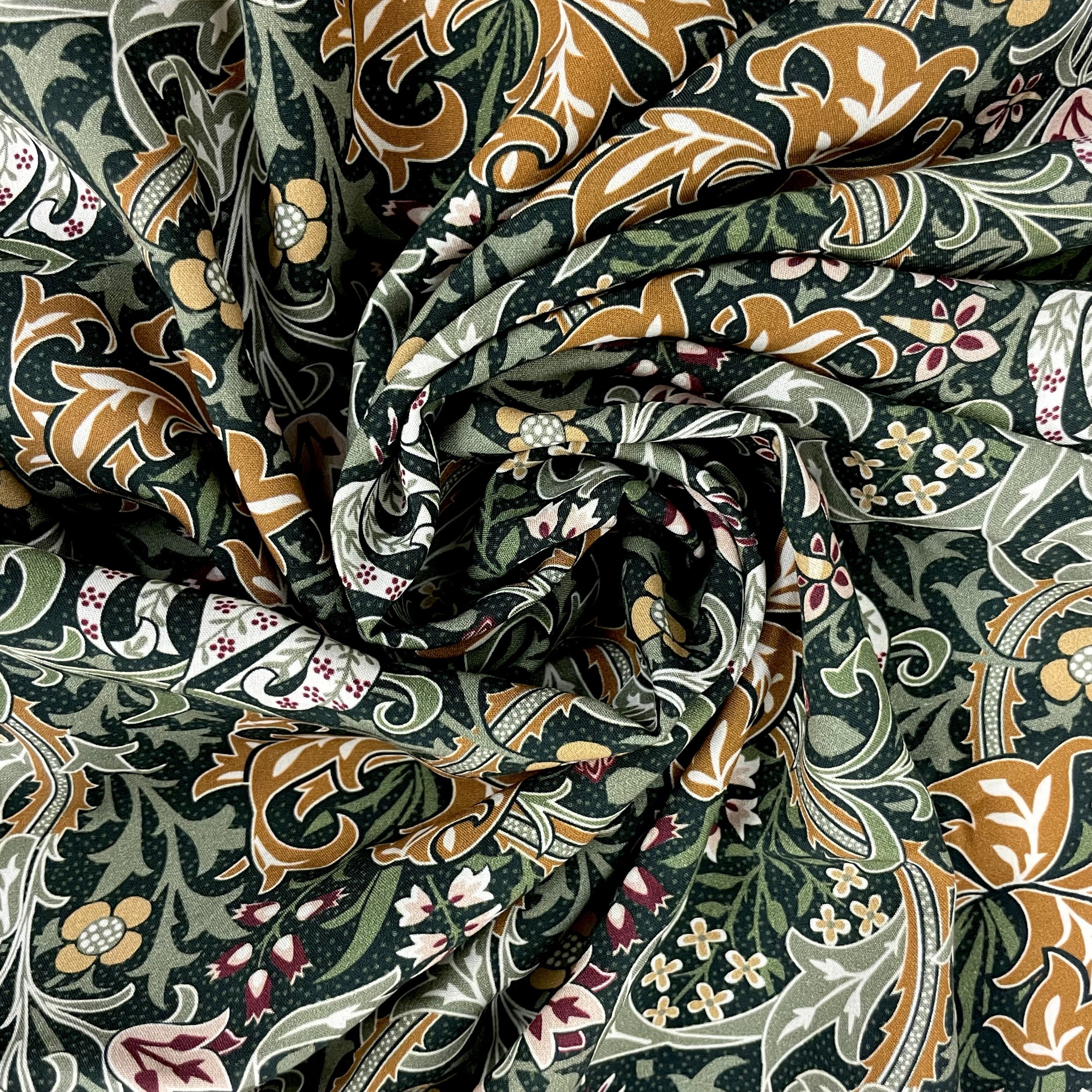 Hey Sew Sister - Golden Lily by William Morris - V&A Museum - Viscose Dress Fabric 3.jpeg