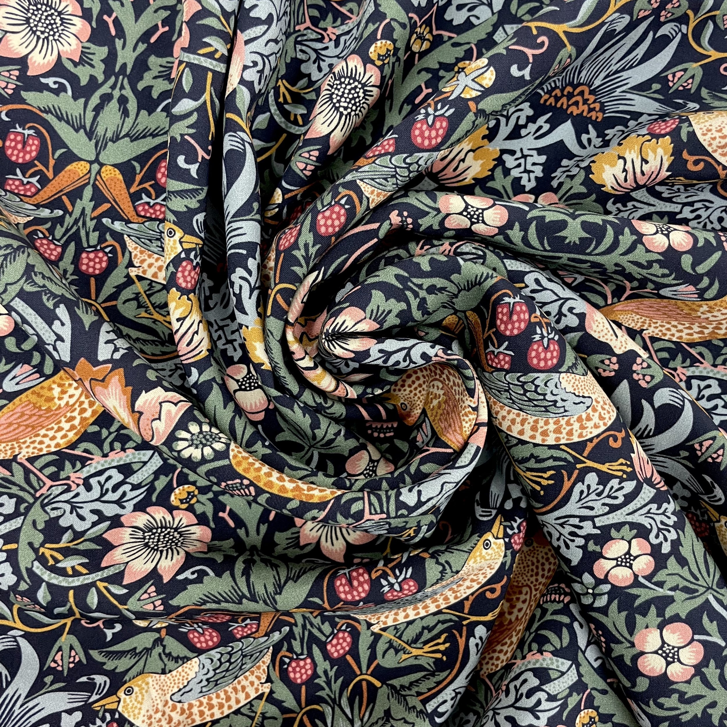 Hey Sew Sister - Strawberry Thief by William Morris - V&A Museum - Viscose Dress Fabric 3.jpeg