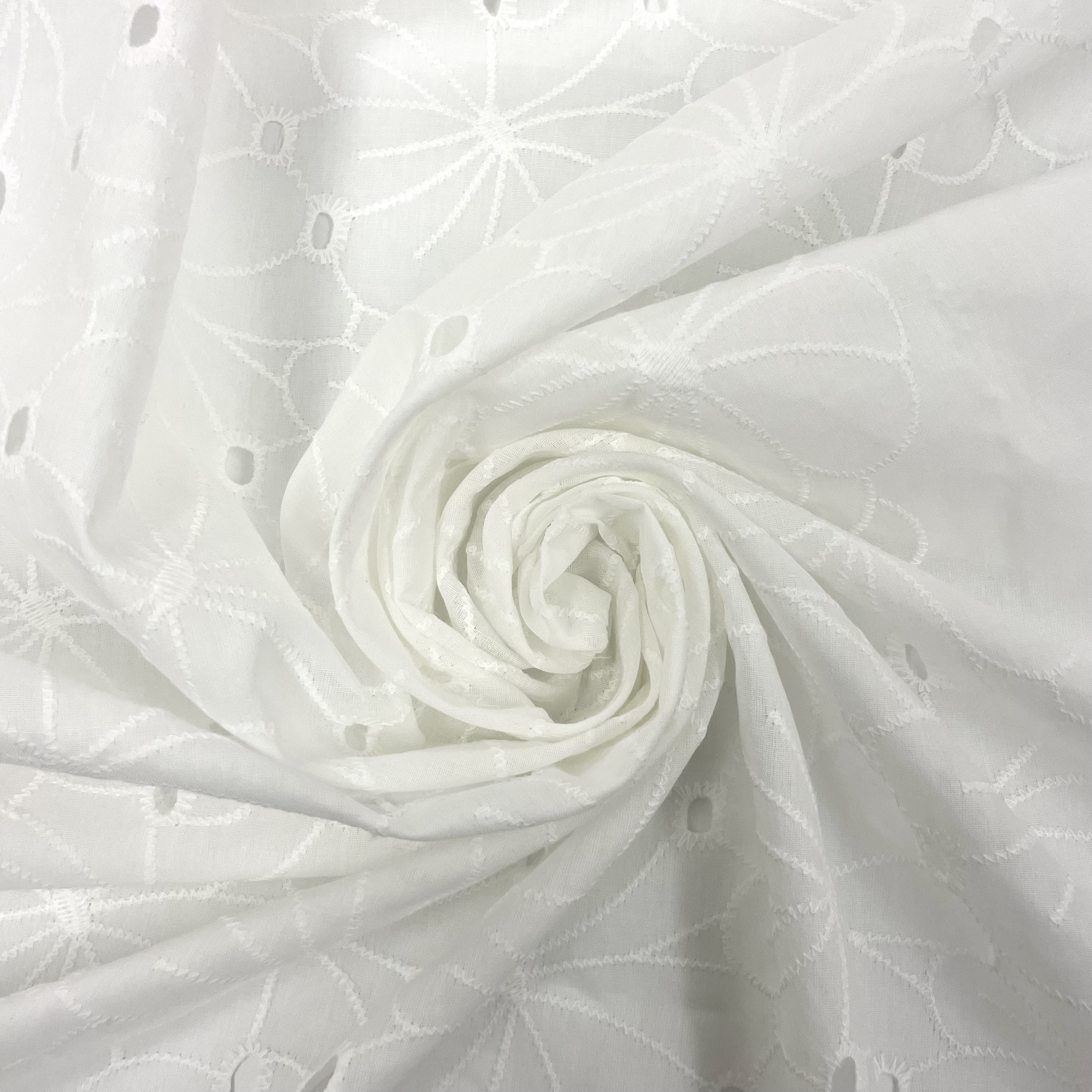 Hey Sew Sister - White Floral Embroidered Eyelet Cotton Fabric 4.jpeg