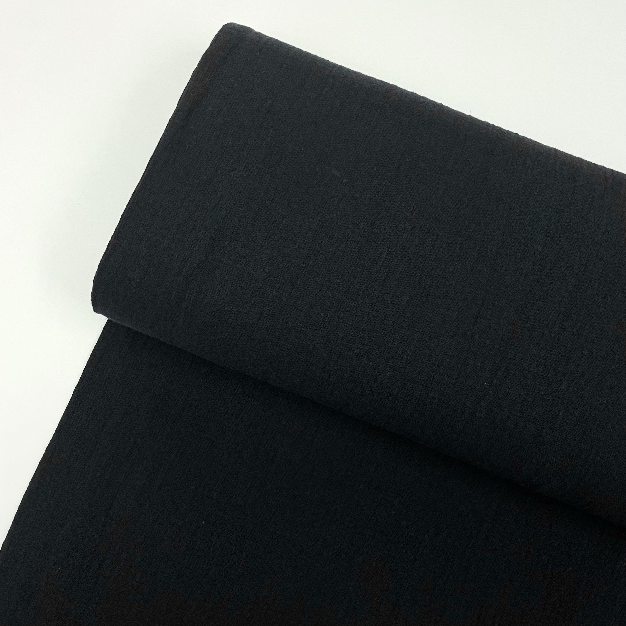 Hey Sew Sister - Lightweight Slub Cotton Fabric - Black 1.jpeg
