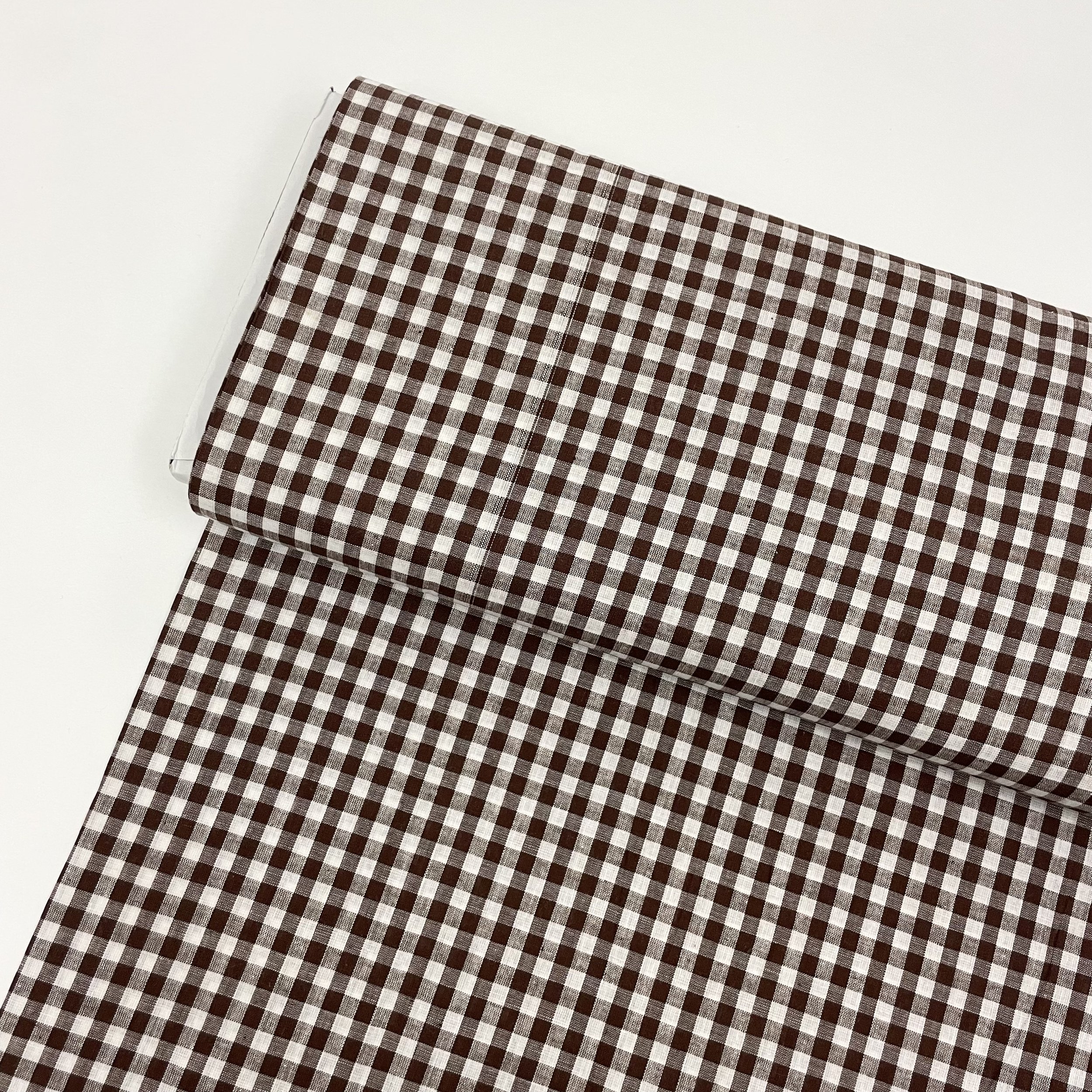 Hey Sew Sister - Cocoa Gingham - 6mm Cotton Gingham Fabric 1.jpeg
