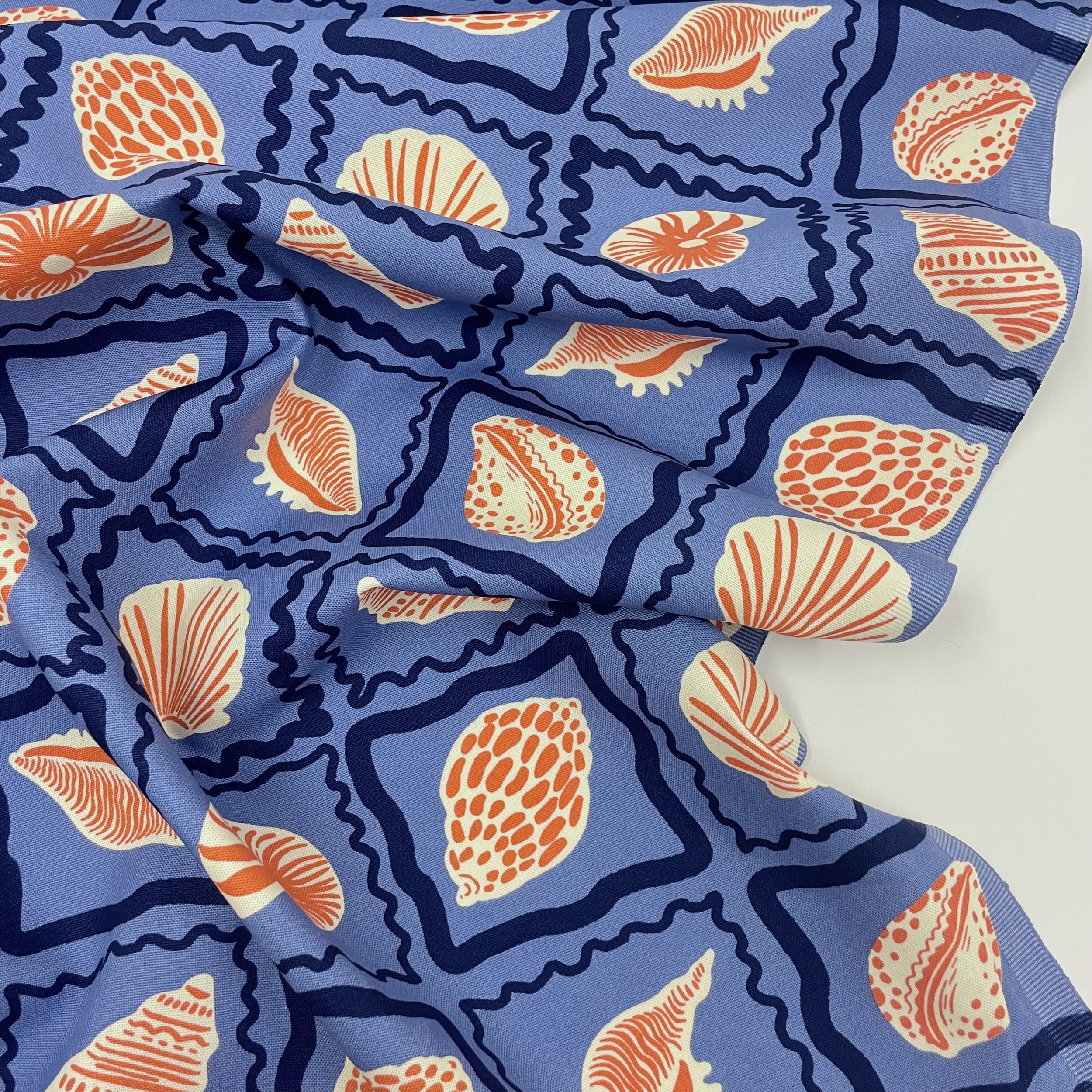 Hey Sew Sister - Daria - Shell Print Cotton Canvas Fabric - Aperitif 2.jpeg