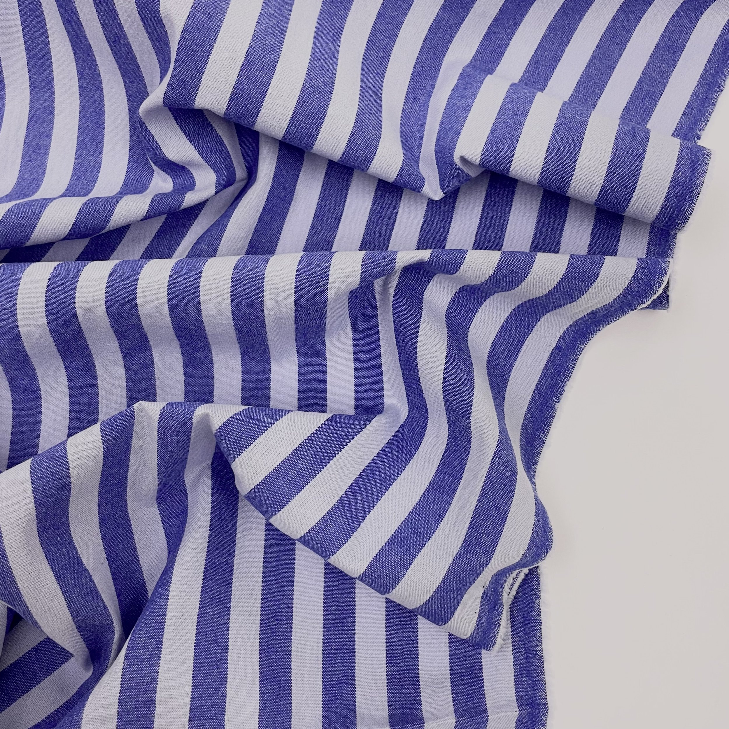Hey Sew Sister - Piper - Yarn Dyed Vertical Stripe Cotton Fabric - Lavender Lake 2.jpeg