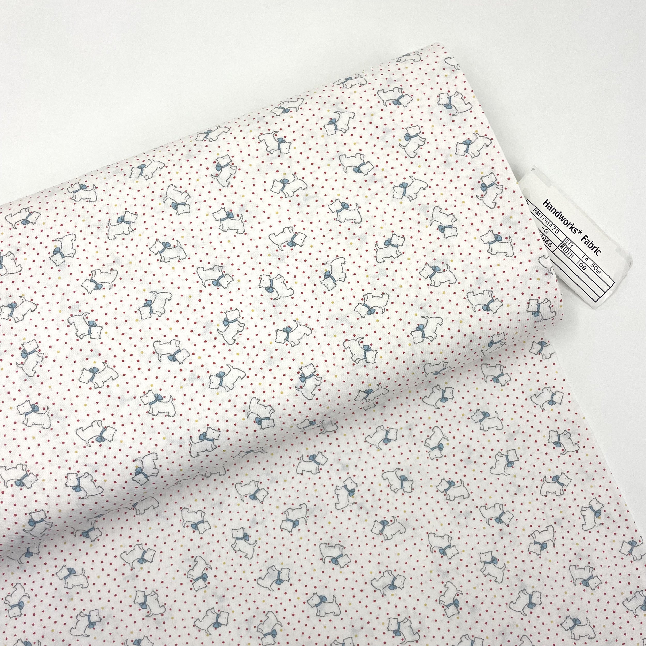Sevenberry - Polka Dot Scotty Dogs - Cotton Fabric 1.jpeg