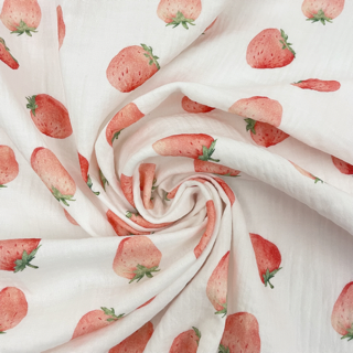 Hey Sew Sister - Sandrine - Watercolour Strawberry Digital Print White Cotton Double Gauze Fabric 3 Small.png