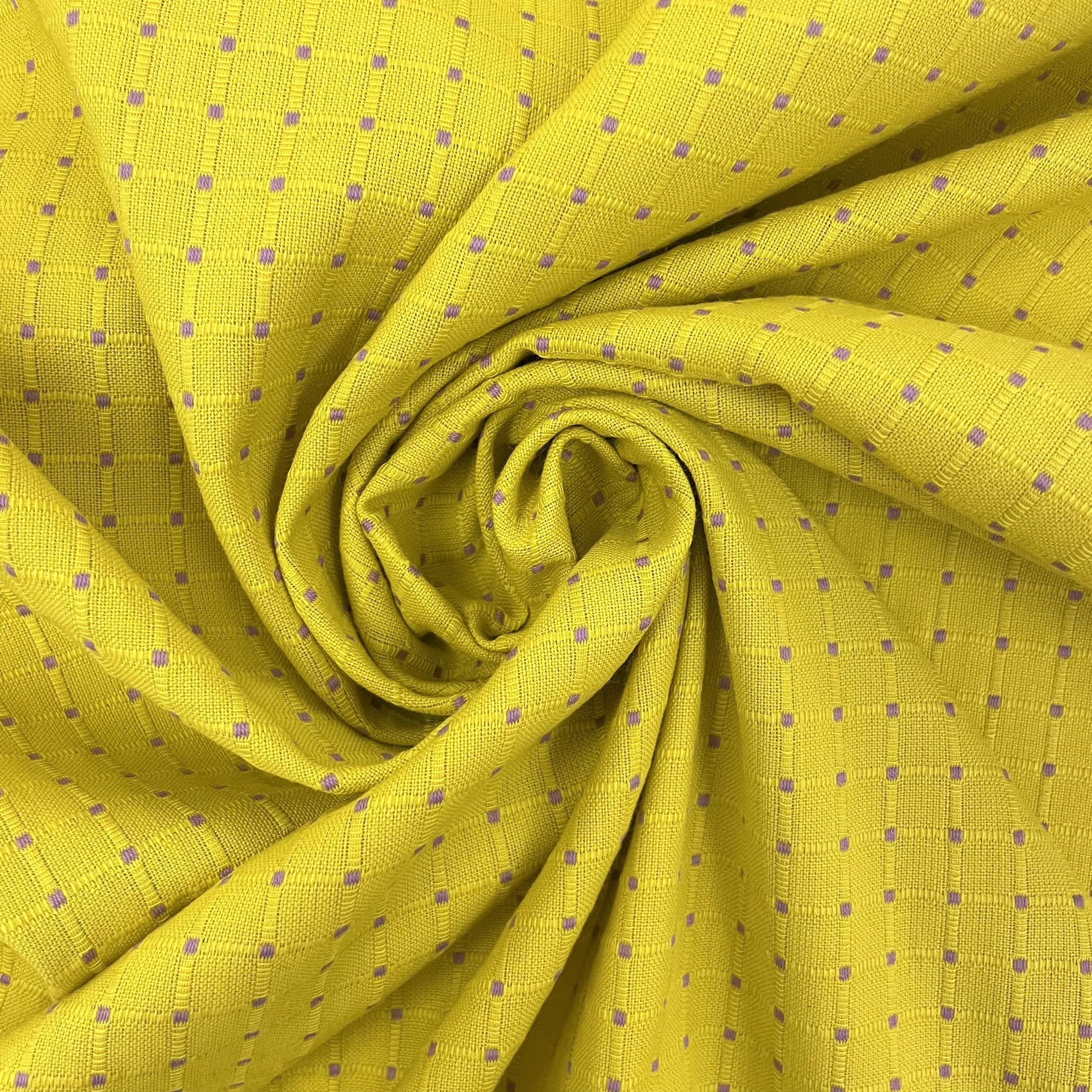 Hey Sew Sister - Anna Maria Textiles - Poppy Seeds Yard Dyed Woven Cotton Fabrics - Zing Lime Green Poppy Seed 3.jpeg