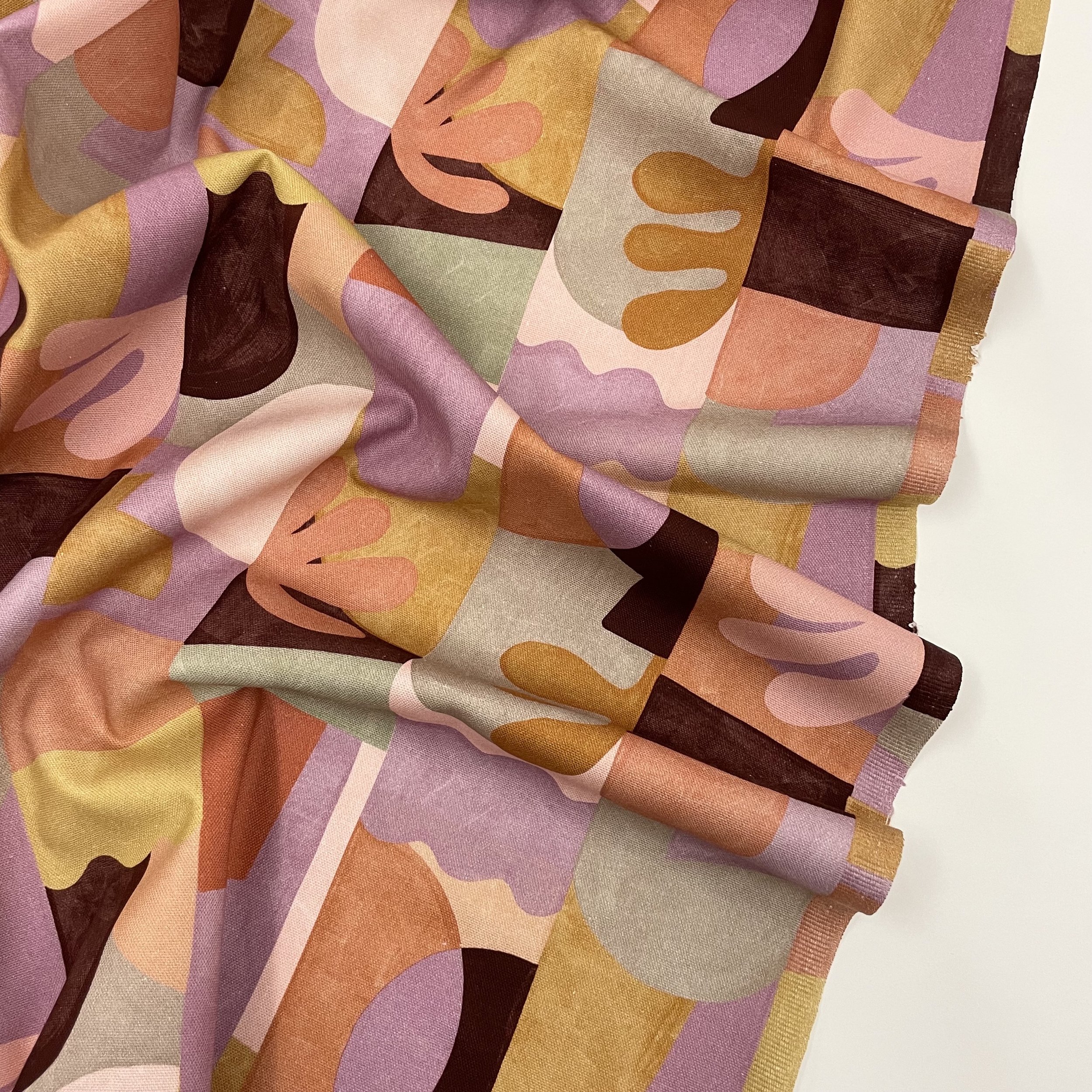 Hey Sew Sister - Abstract Shapes - Light Cotton Canvas Fabric 2.jpeg