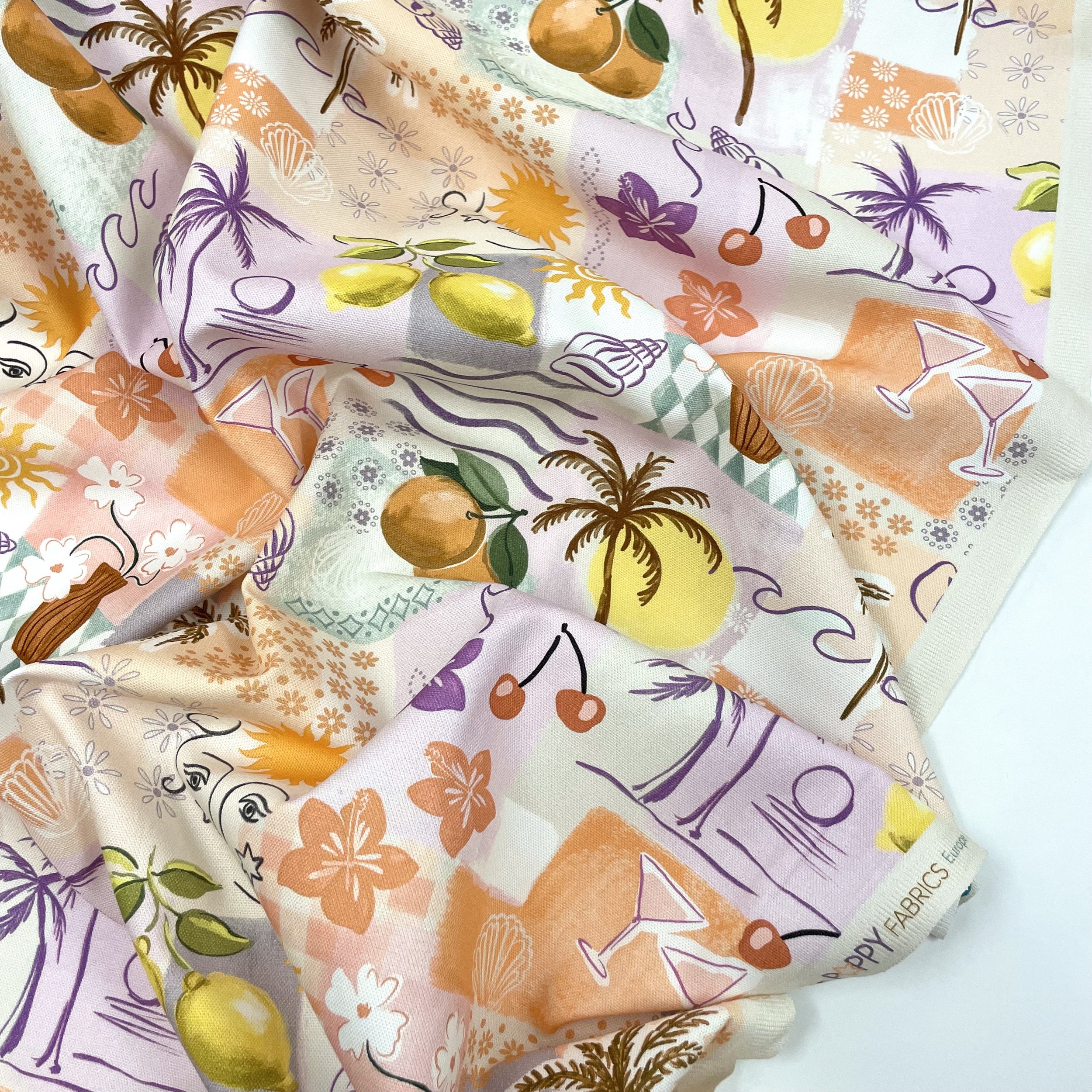 Hey Sew Sister - Isla Tropical Print Pastel Cotton Canvas Fabric 2.jpeg