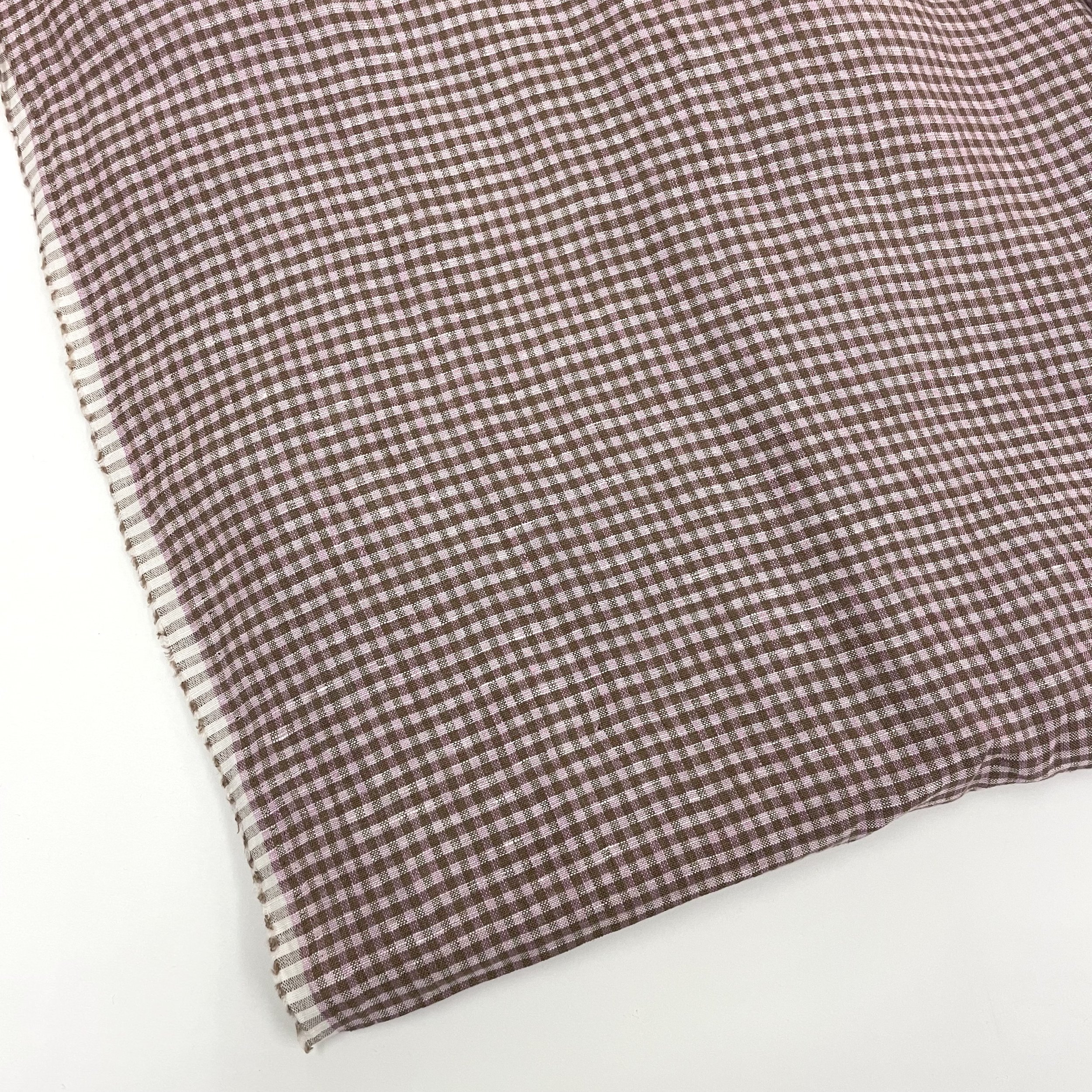 Hey Sew Sister - Summertime Gingham - Gingham Linen Fabric - Lilac Wafer 1.jpeg