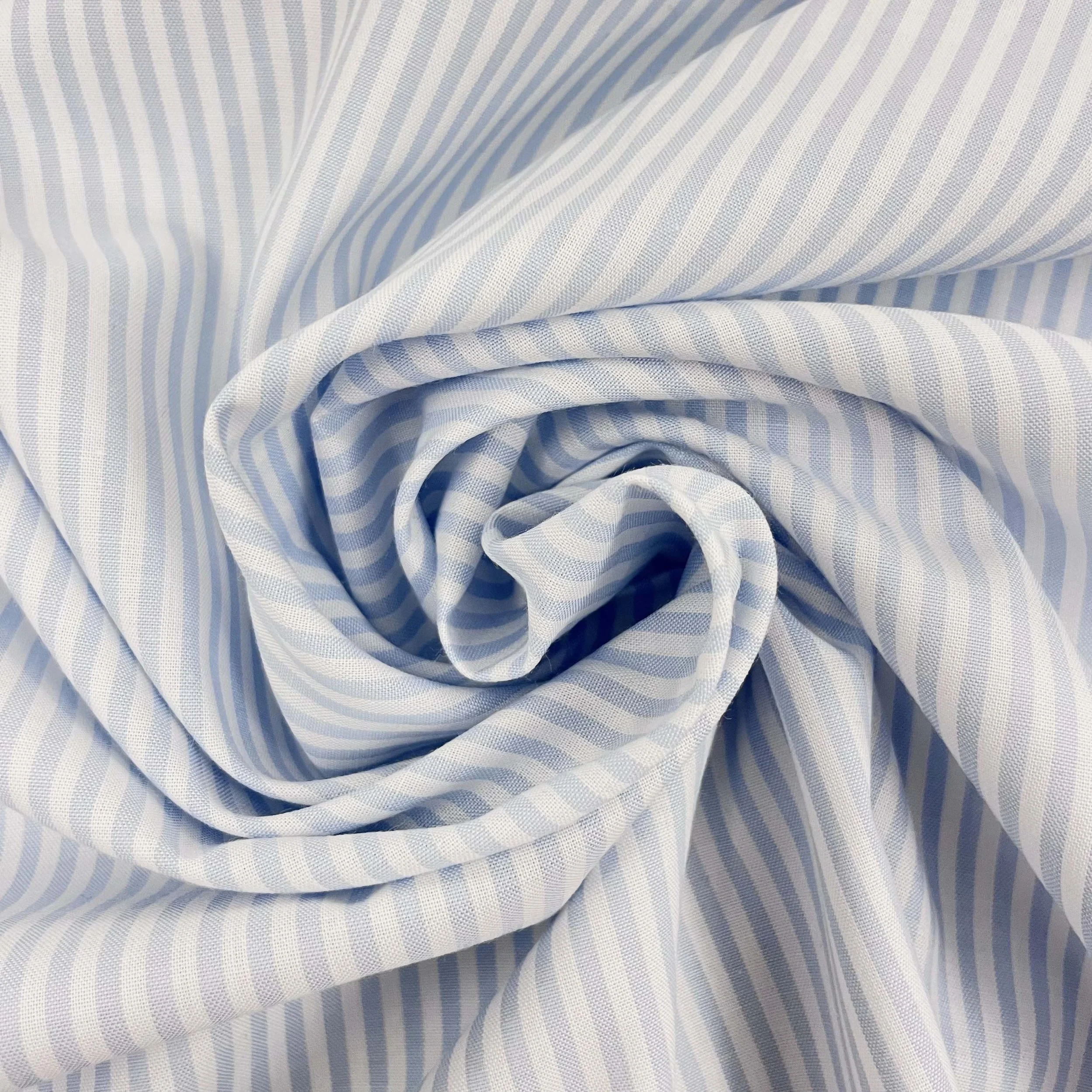 Hey Sew Sister - Boxer Stripes - Yarn Dyed Cotton Stripe Fabric - Powder Blue 3.jpg
