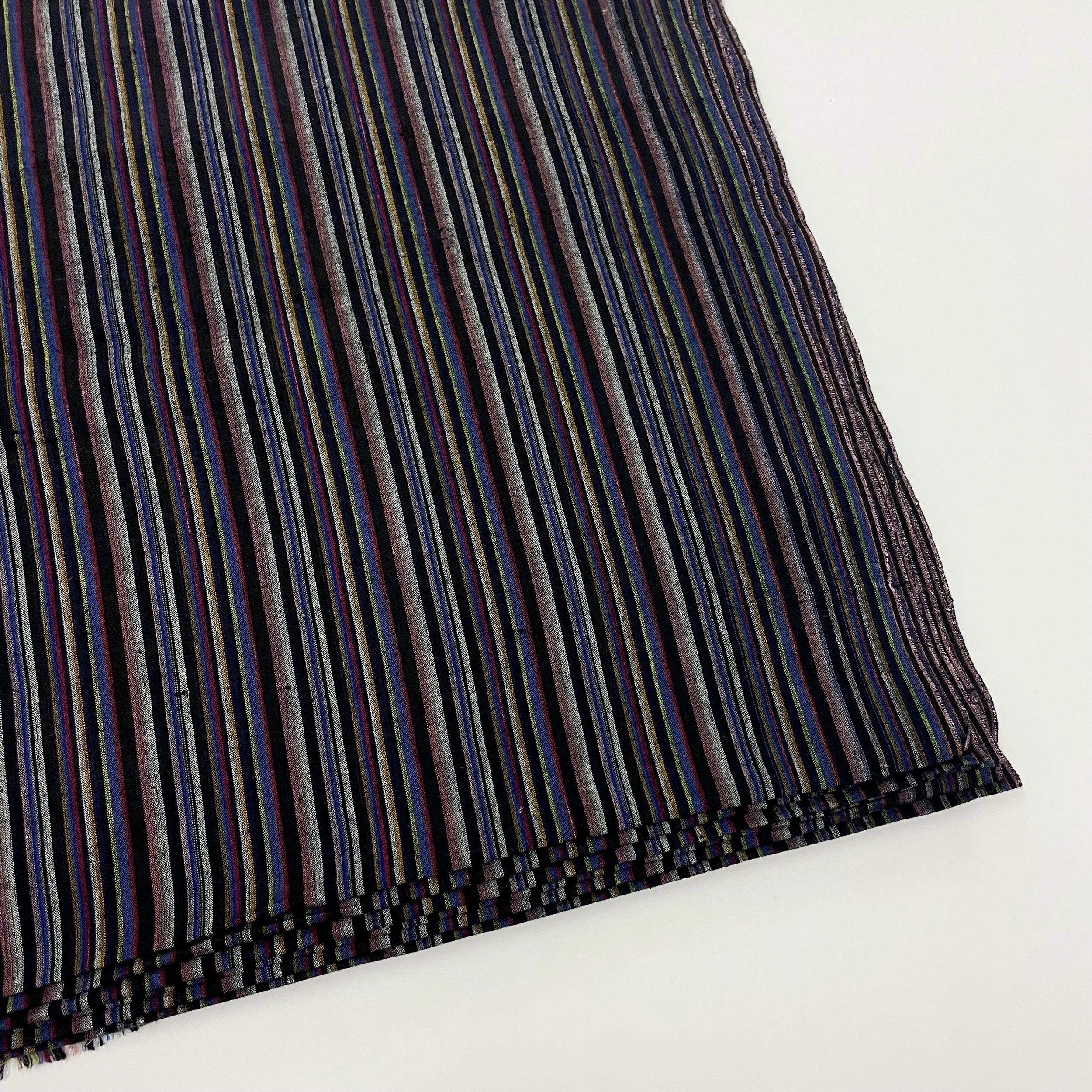 Hey Sew Sister - Jo Rainbow Stripe Cotton Khadi Handwoven Fabric - Stripes - 1.jpeg