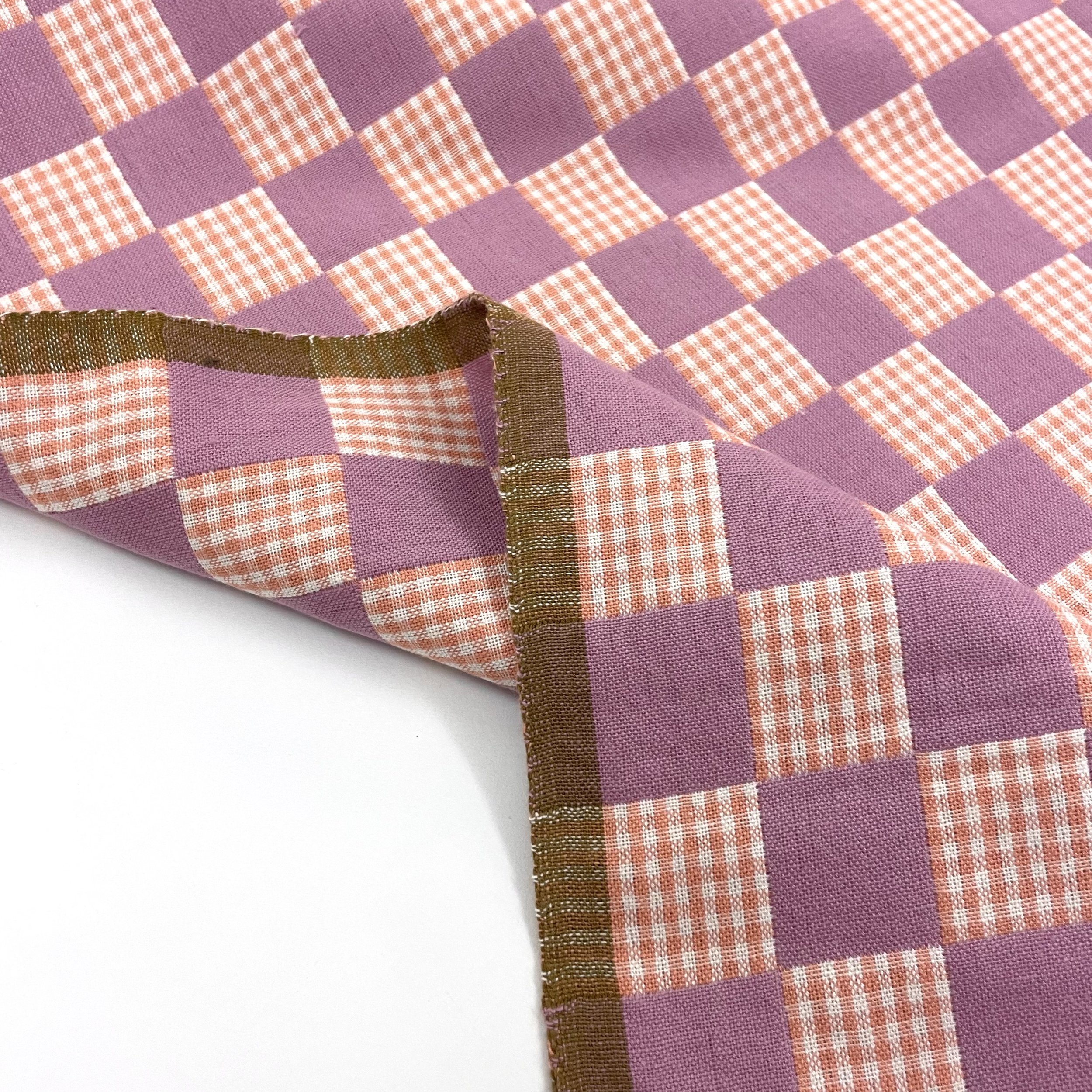Hey Sew Sister - Amethyst Check from Checkmate by Fableism - Check Gingham Cotton Fabric 4.jpeg