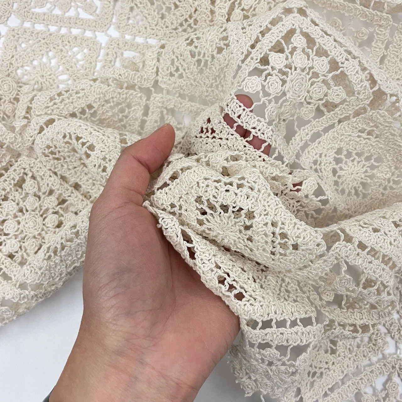 Hey Sew Sister - Natural Crochet Style Fabric 3.jpeg