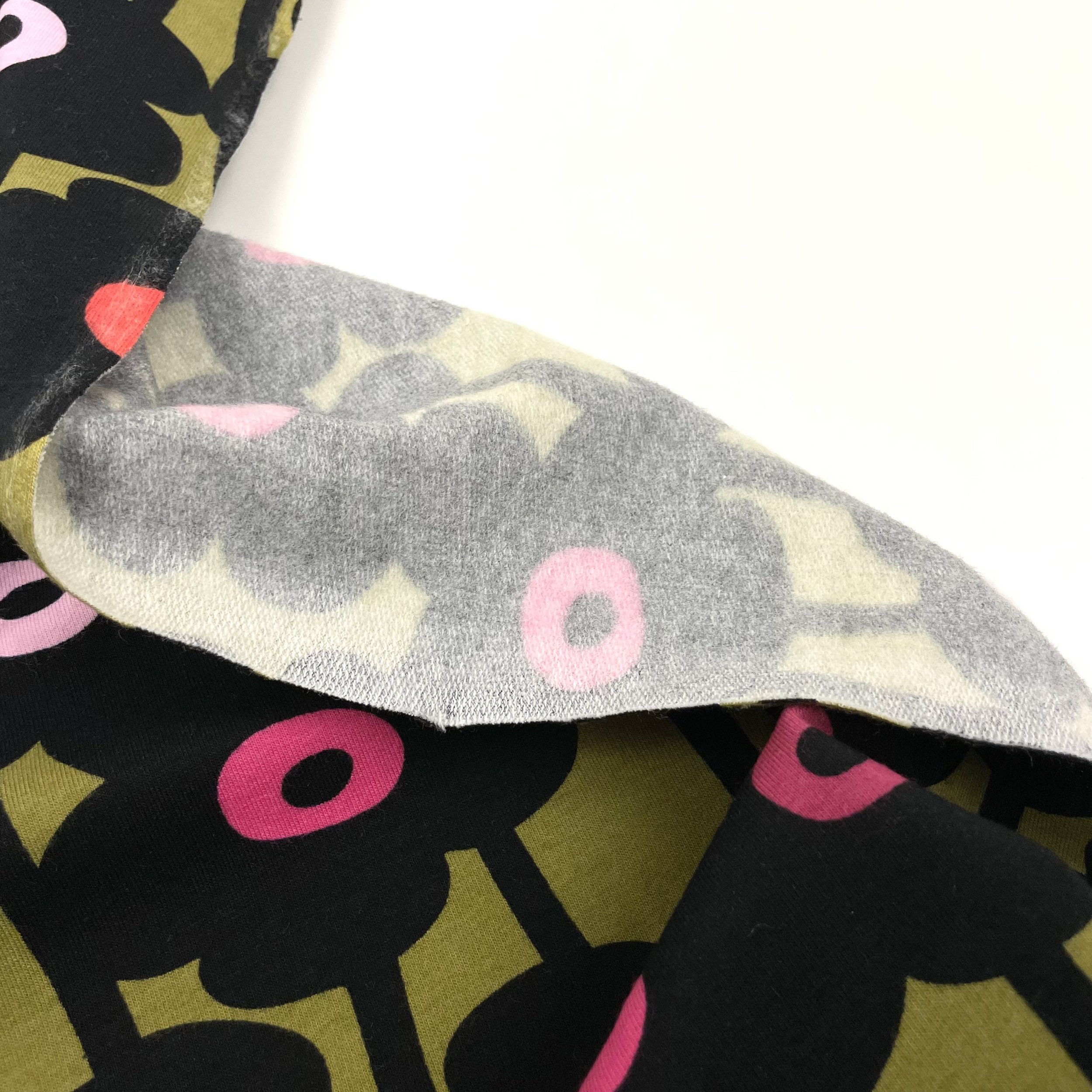 Hey Sew Sister - Nerida Hansen - Daisychain - Soft Cotton Sweatshirt Fabric - Dark Green 4.jpeg