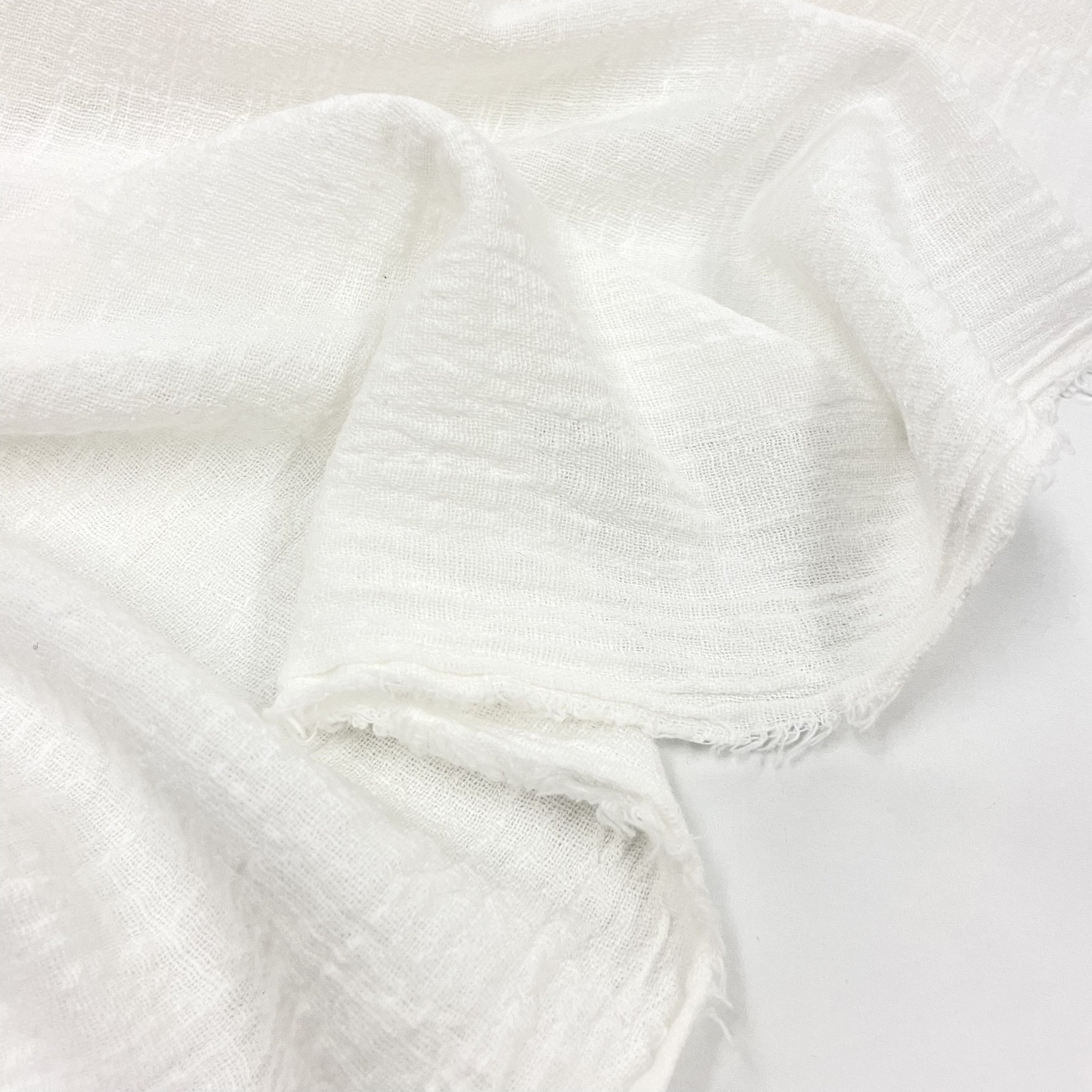 Hey Sew Sister - Lightweight Slub Cotton Fabric - White 2.jpeg