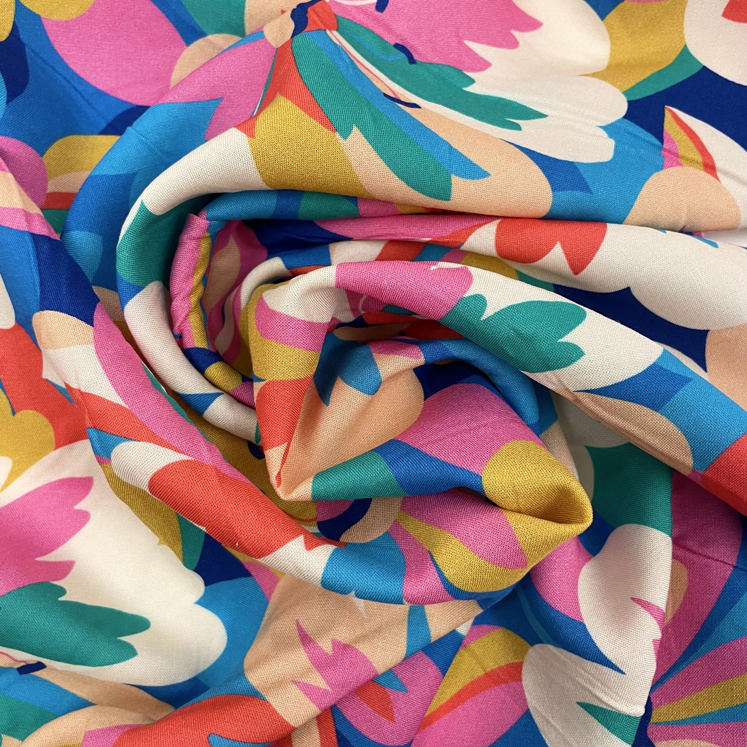 Hey Sew Sister - Dashwood Studio - Tapestry Rayon by Sholto Drumlanrig - Blue Floral Rayon Viscose Fabric 3.jpeg