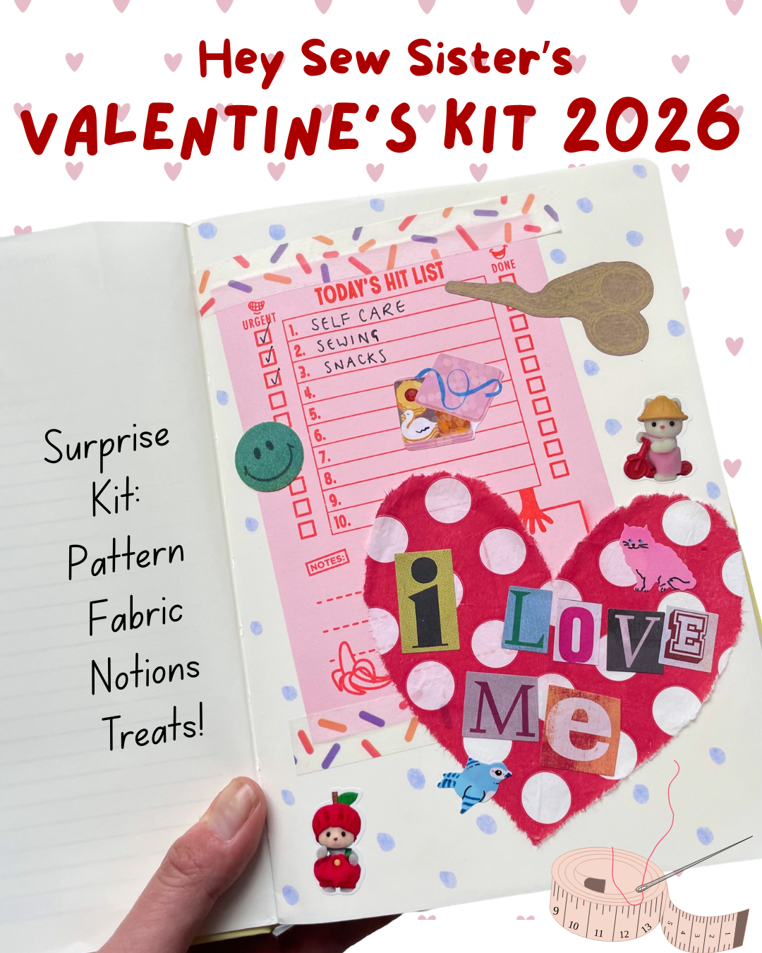 ♥️ Hey Sew Sister's Valentine's Kit 2026! ♥️
