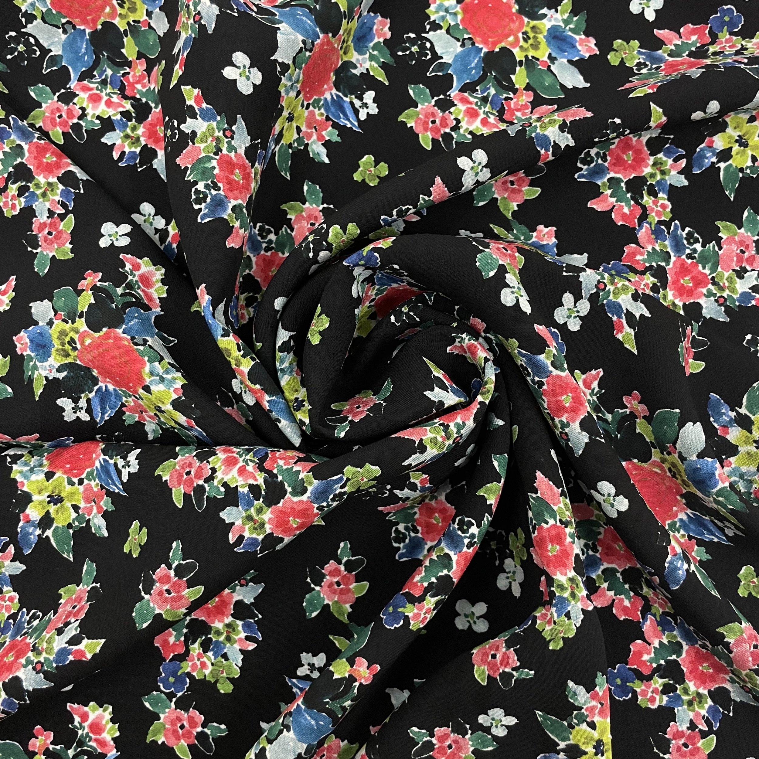 Hey Sew Sister - Celeste Lenzing EcoVero Dress Fabric - Black Floral 3.jpeg