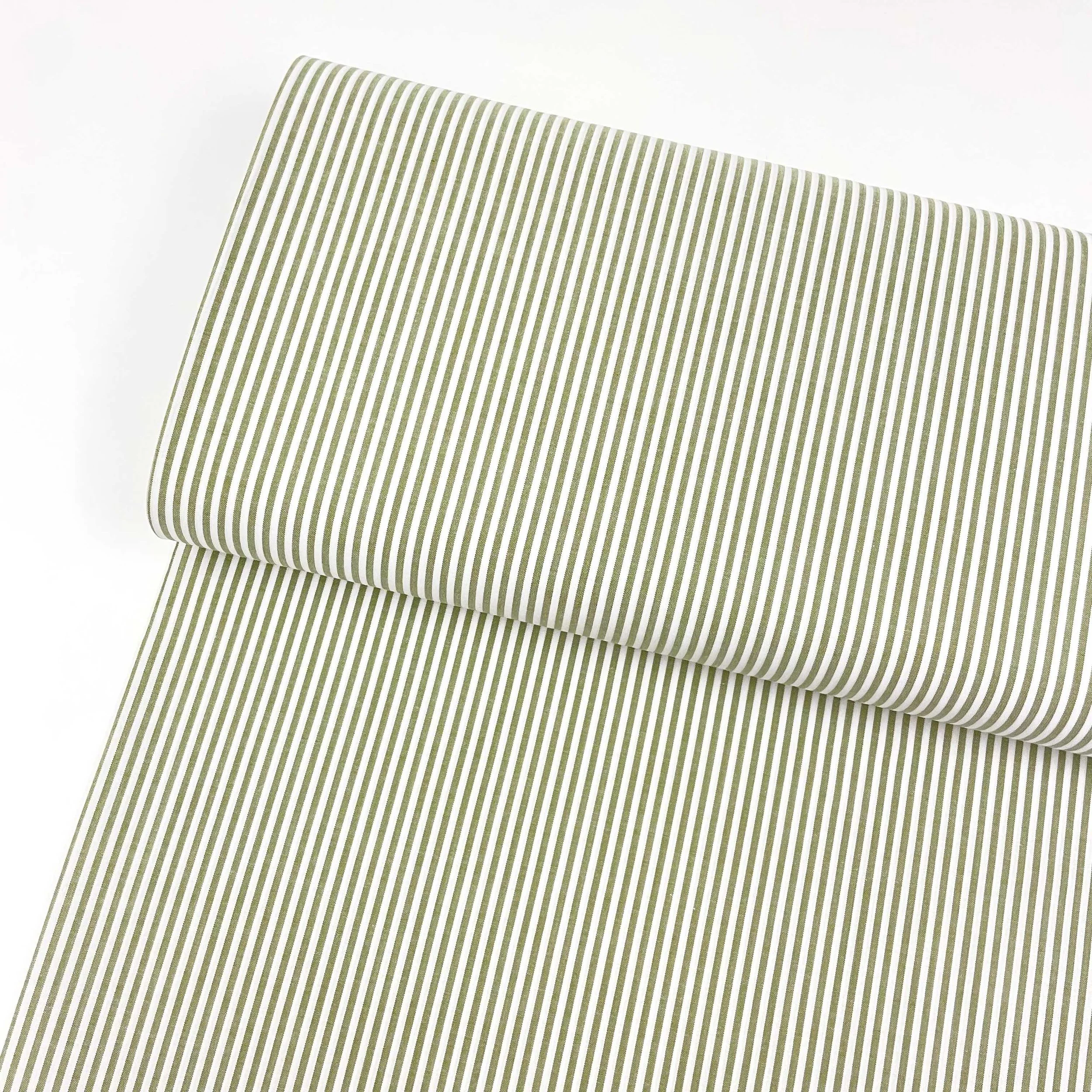 Boxer Stripes - Yarn Dyed Cotton - Cucumber