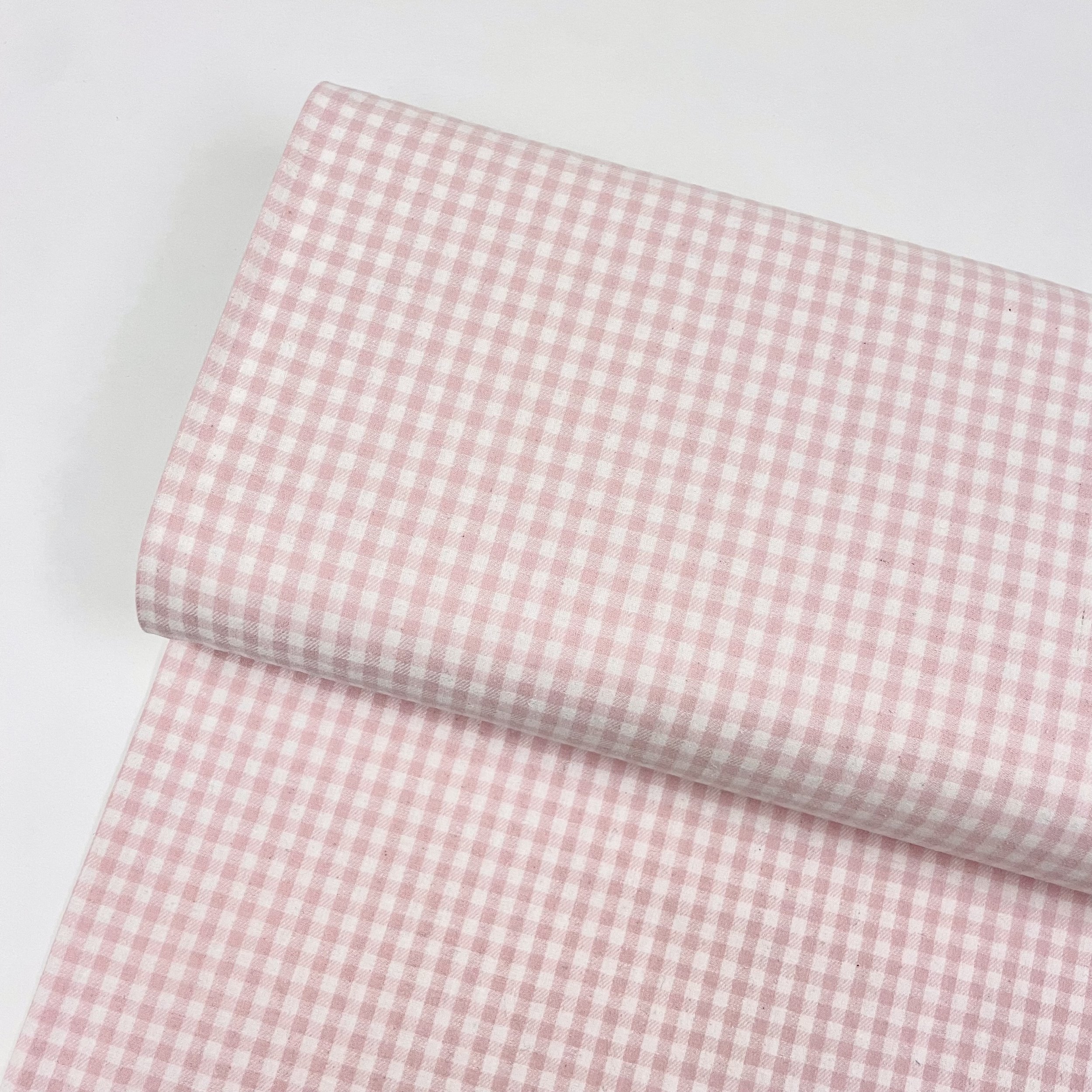 Hey Sew Sister - Margot - Yarn Dyed Brushed Cotton Gingham - Pink 1.jpeg