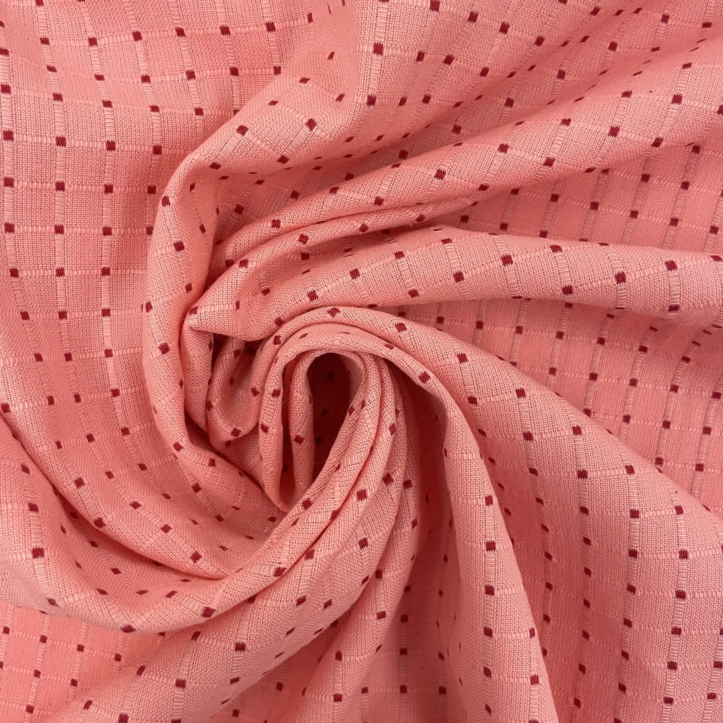 Hey Sew Sister - Anna Maria Textiles - Poppy Seeds Yard Dyed Woven Cotton Fabrics - Punch Poppy Seed Pink 3.jpeg
