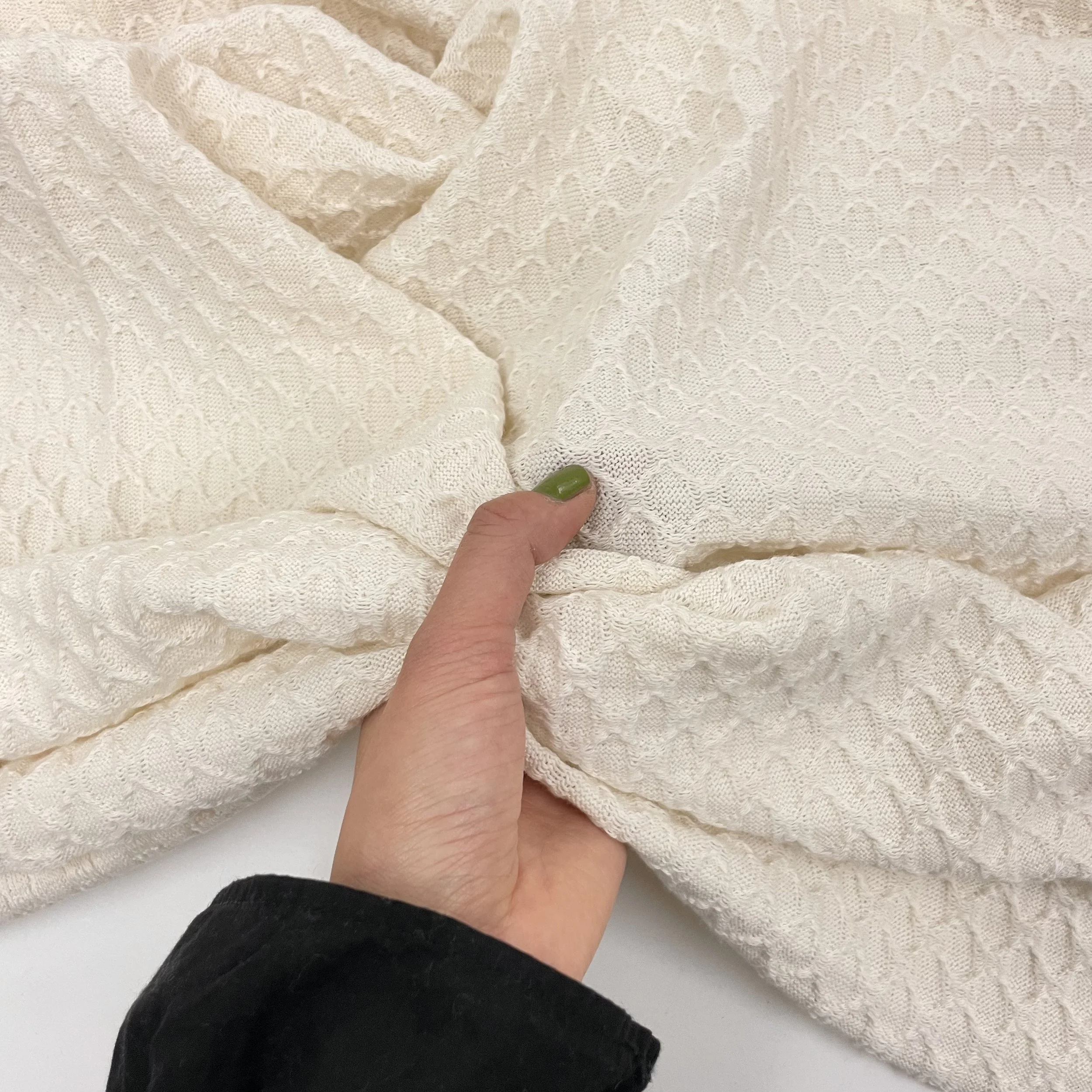 Hey Sew Sister - Jacquard Knitted Cotton Fabric - Natural 3.jpeg