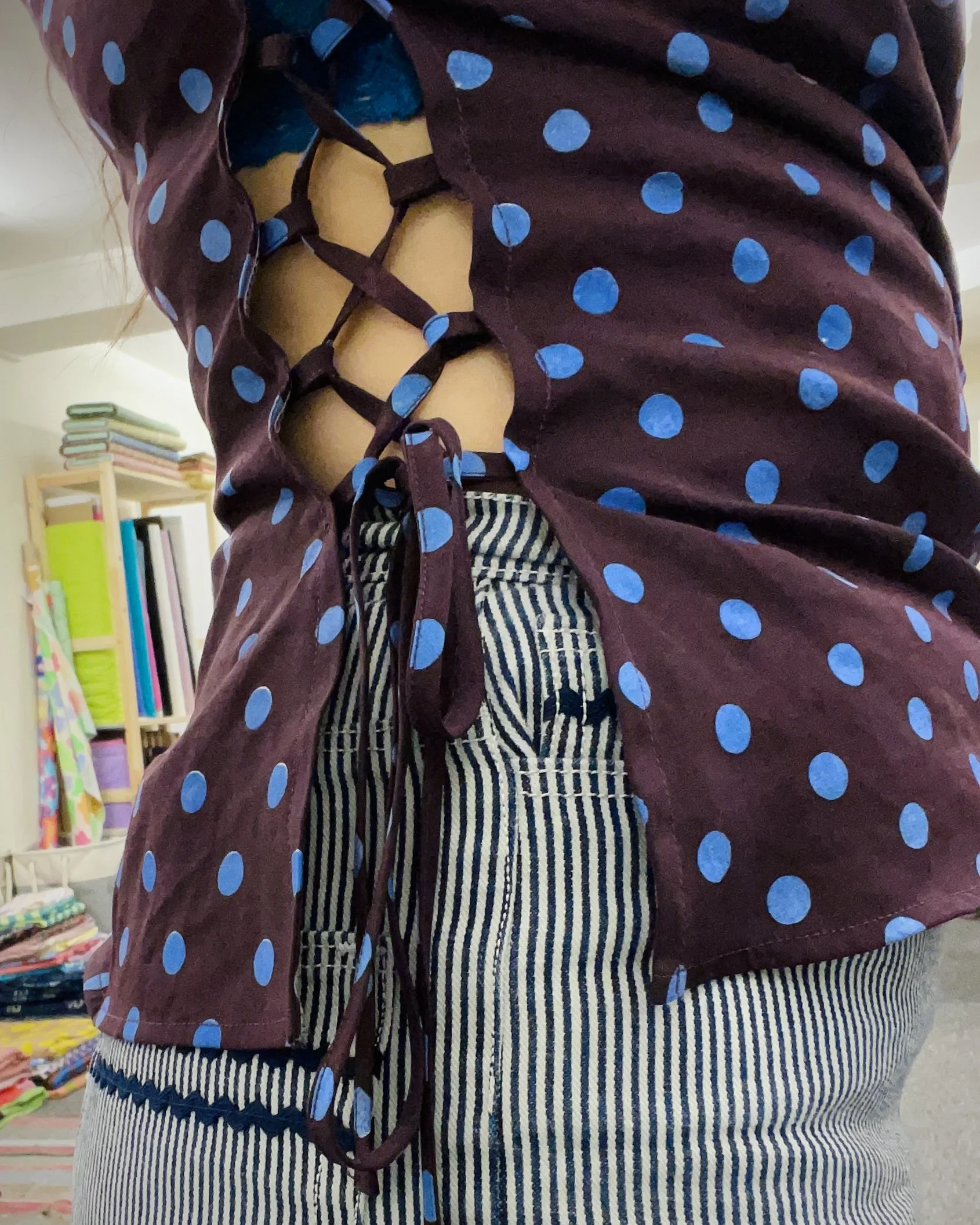Georgie Pippa Polka Dot Sample Bella Top 3.jpg