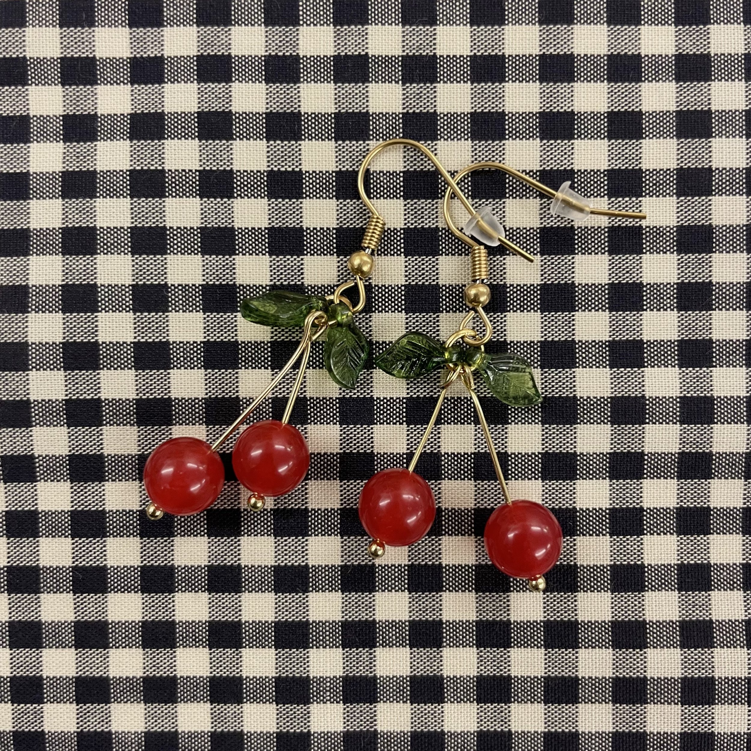Hey Sew Sister - Cherry Dangle Earrings 1.jpeg